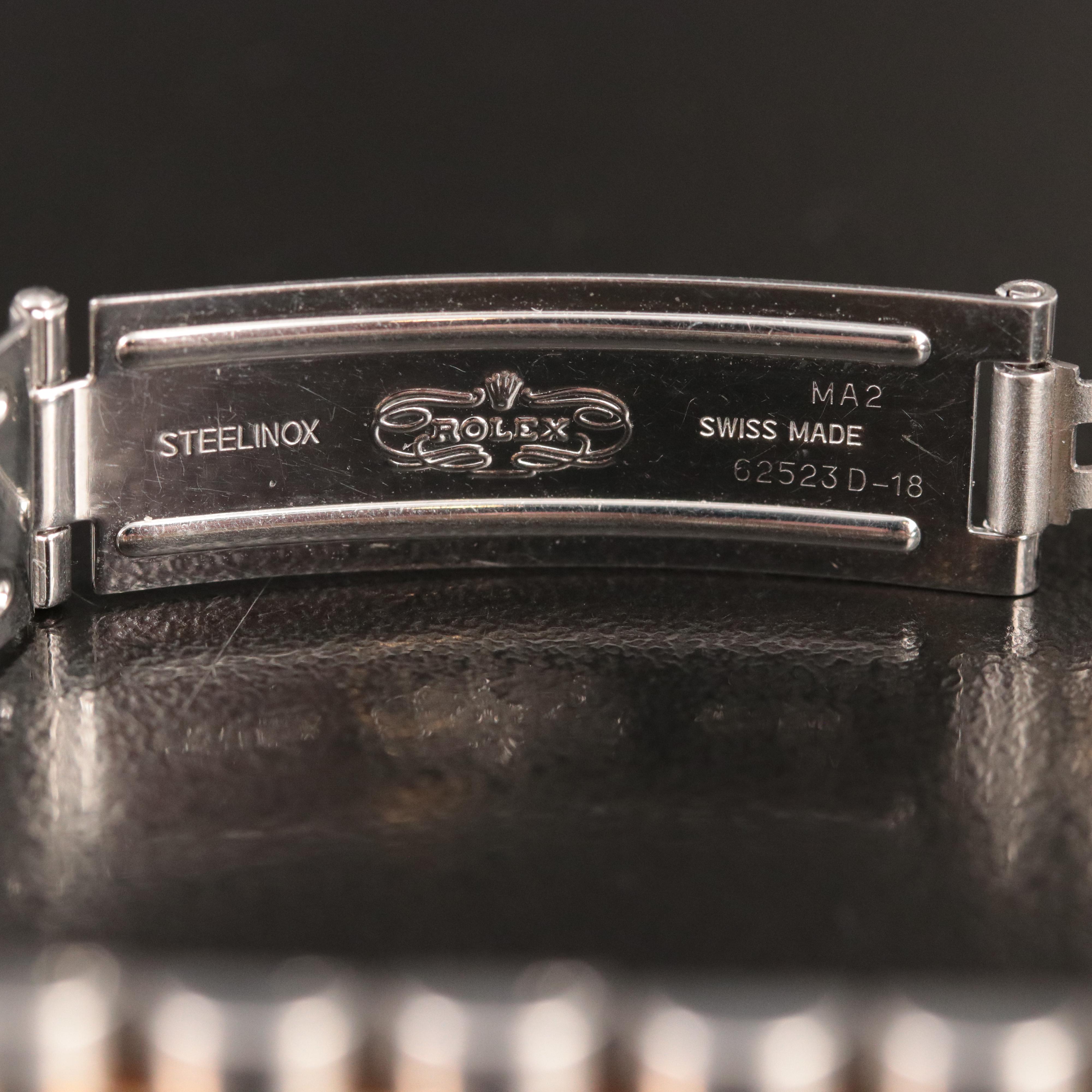 2005 Rolex Factory Diamond Dial 18K and Stainless Steel Watch