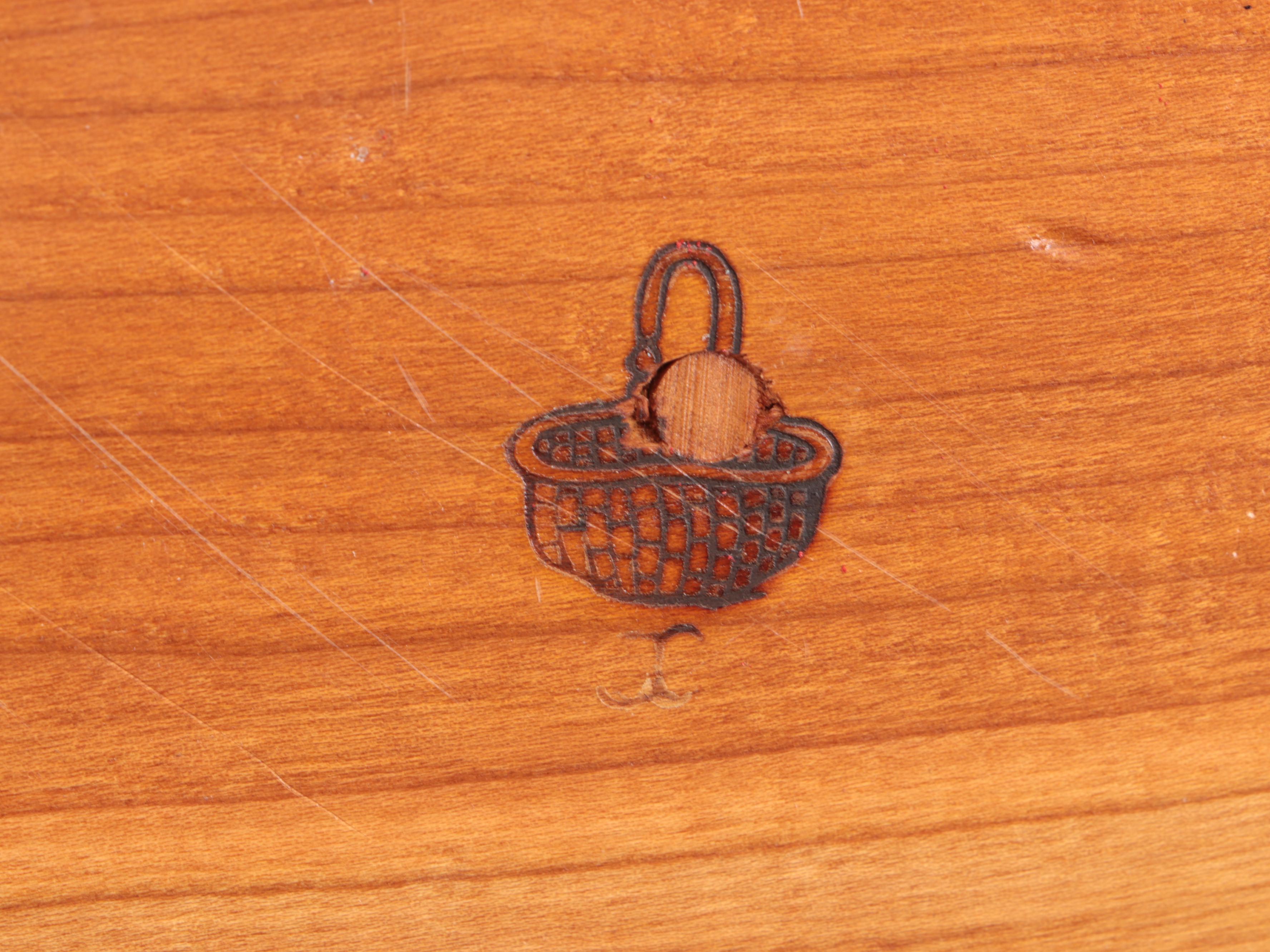 Nantucket Bent Oak and Wicker Nesting Basket Set