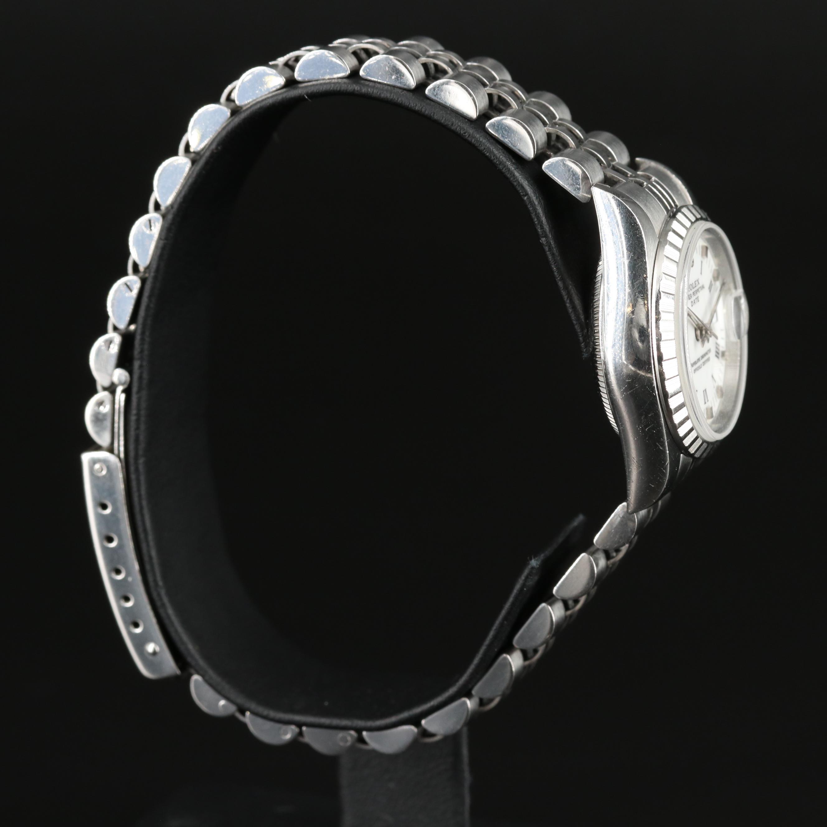 1997 Rolex Oyster Perpetual Date 69240 Steel Watch