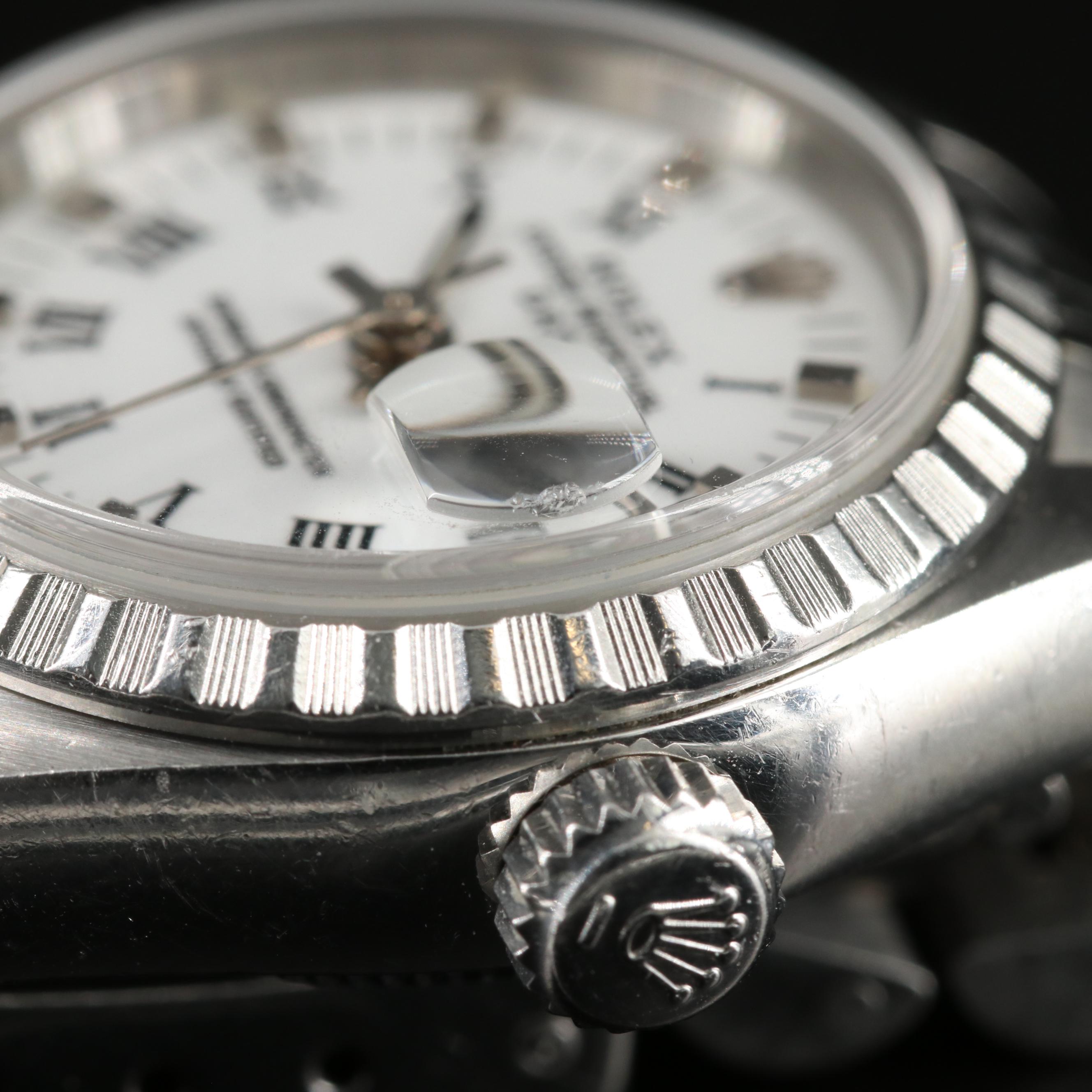 1997 Rolex Oyster Perpetual Date 69240 Steel Watch