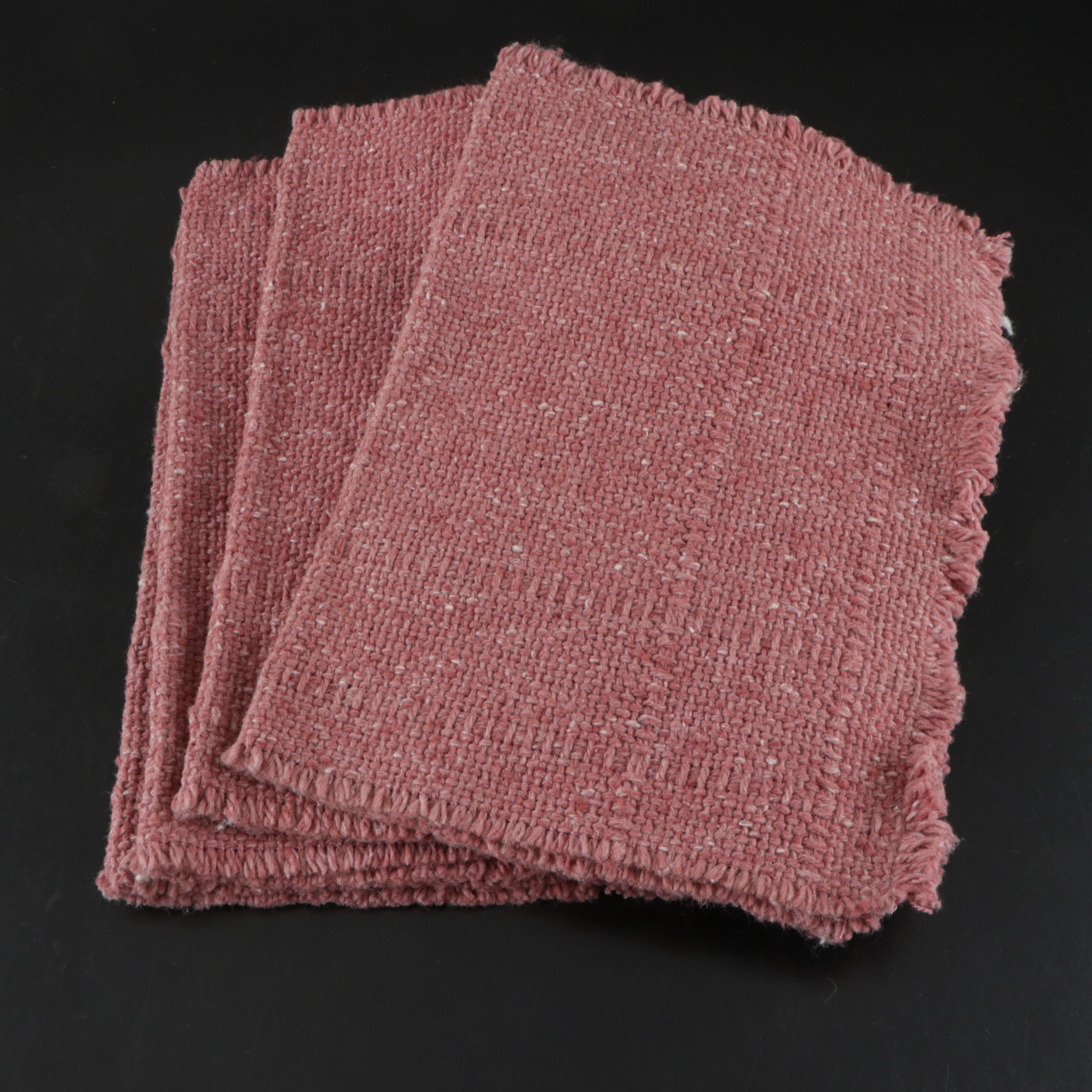 Card Table Cover with Embroidered and Other Table Linens