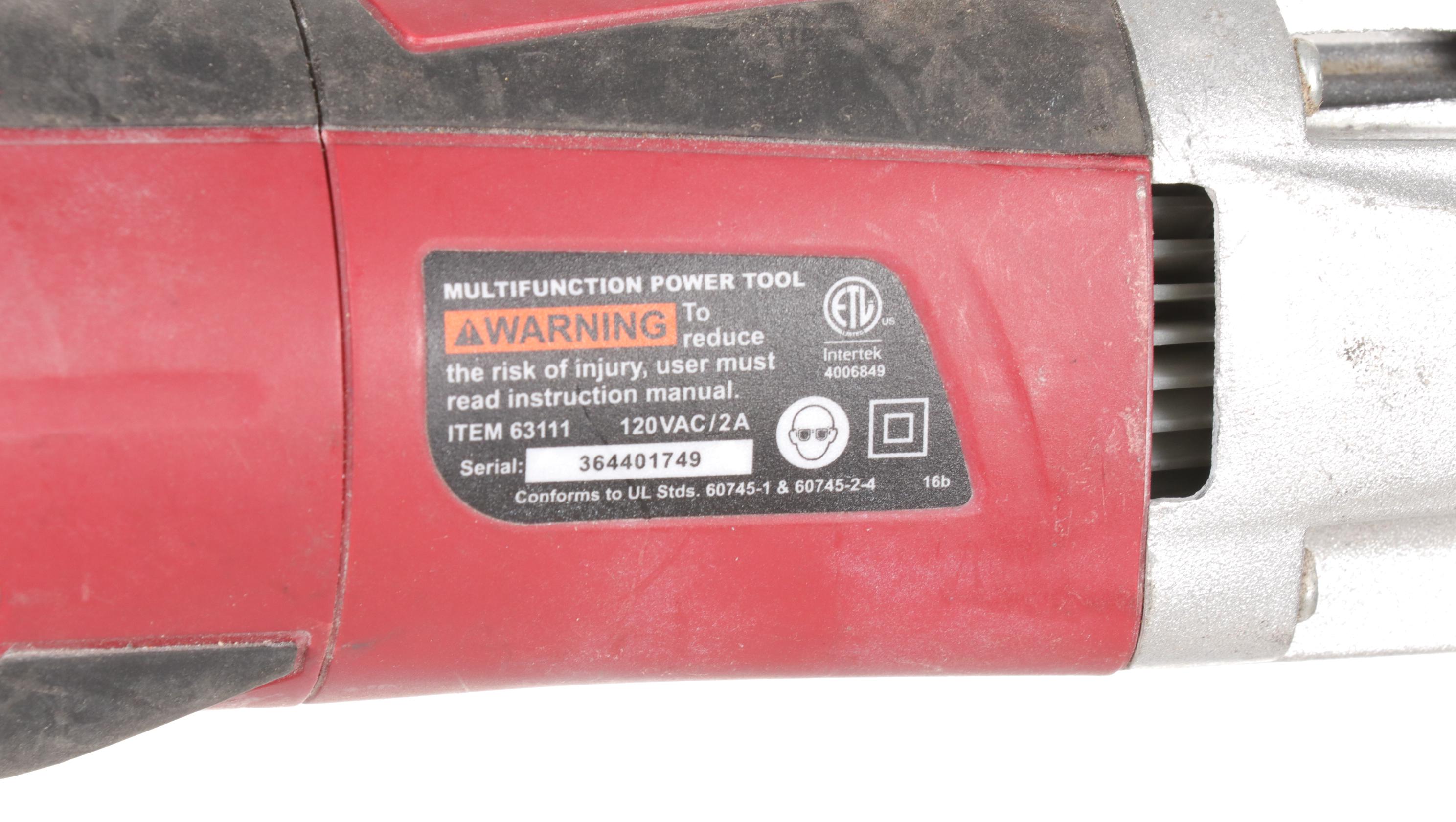 Rotozip Spiral Saw and Chicago Electric Oscillating Multi Function Tool