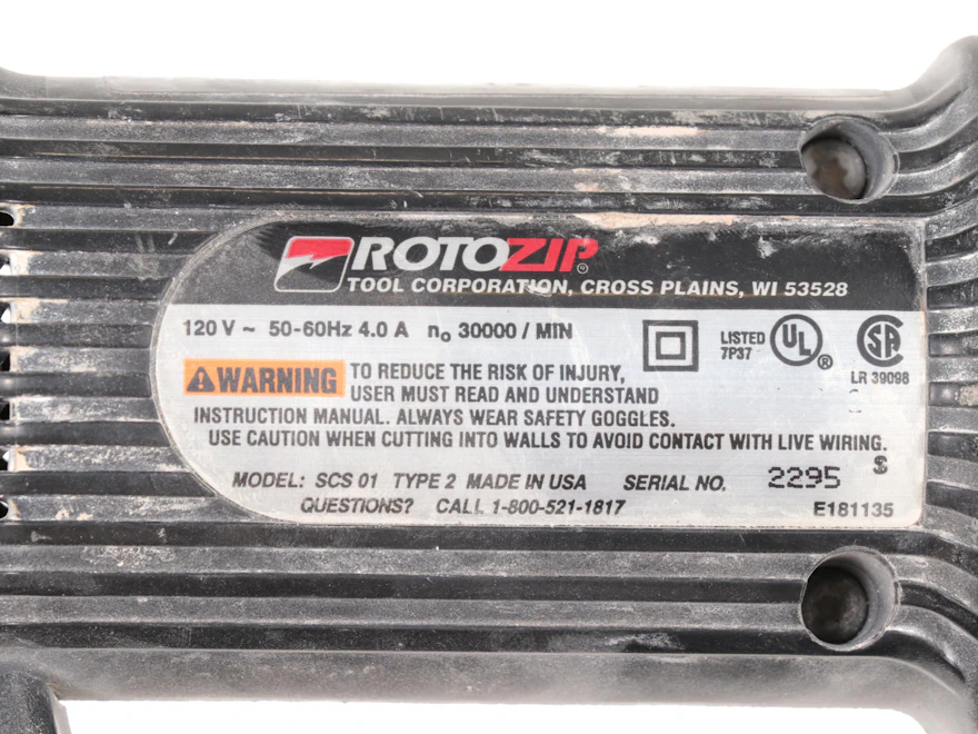 Rotozip Spiral Saw and Chicago Electric Oscillating Multi Function Tool ...