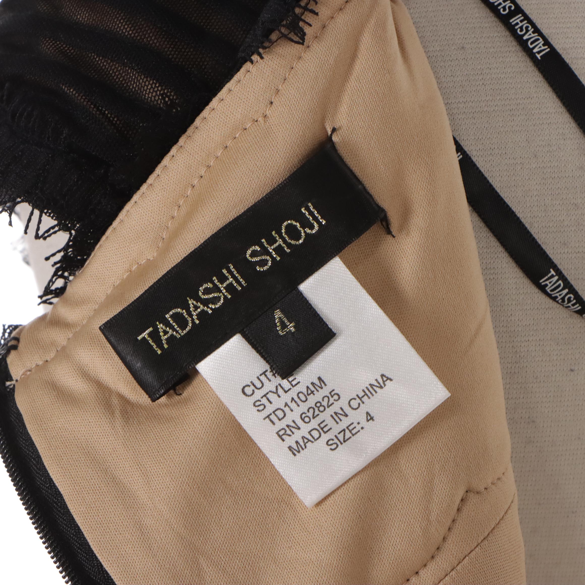 Tadashi Shoji Nude and Black Lace Cocktail Dress and Other Floral and Lace Dress