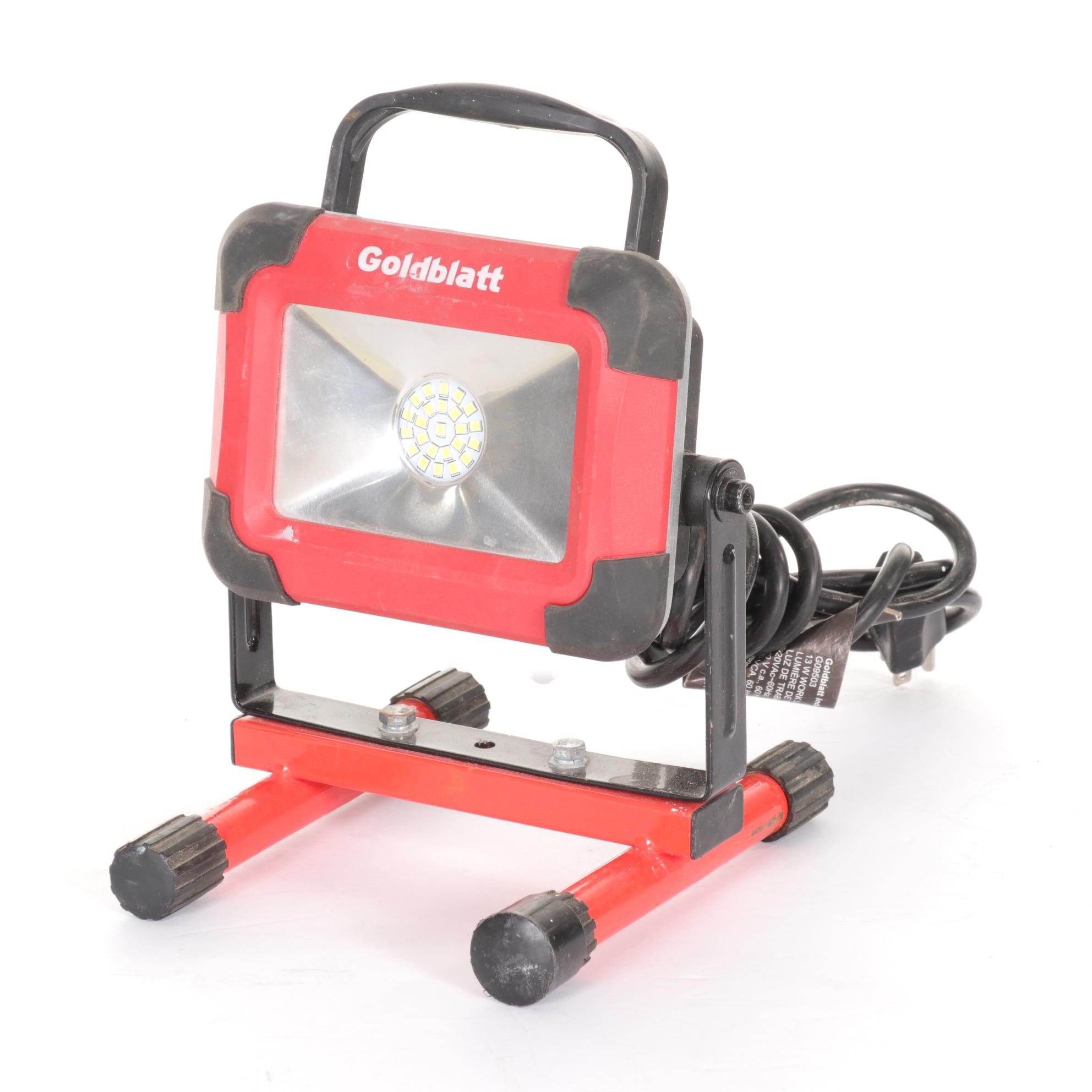 Haul Master Winch Puller, Goldblatt Work Light, Ryobi Laser Level, & More