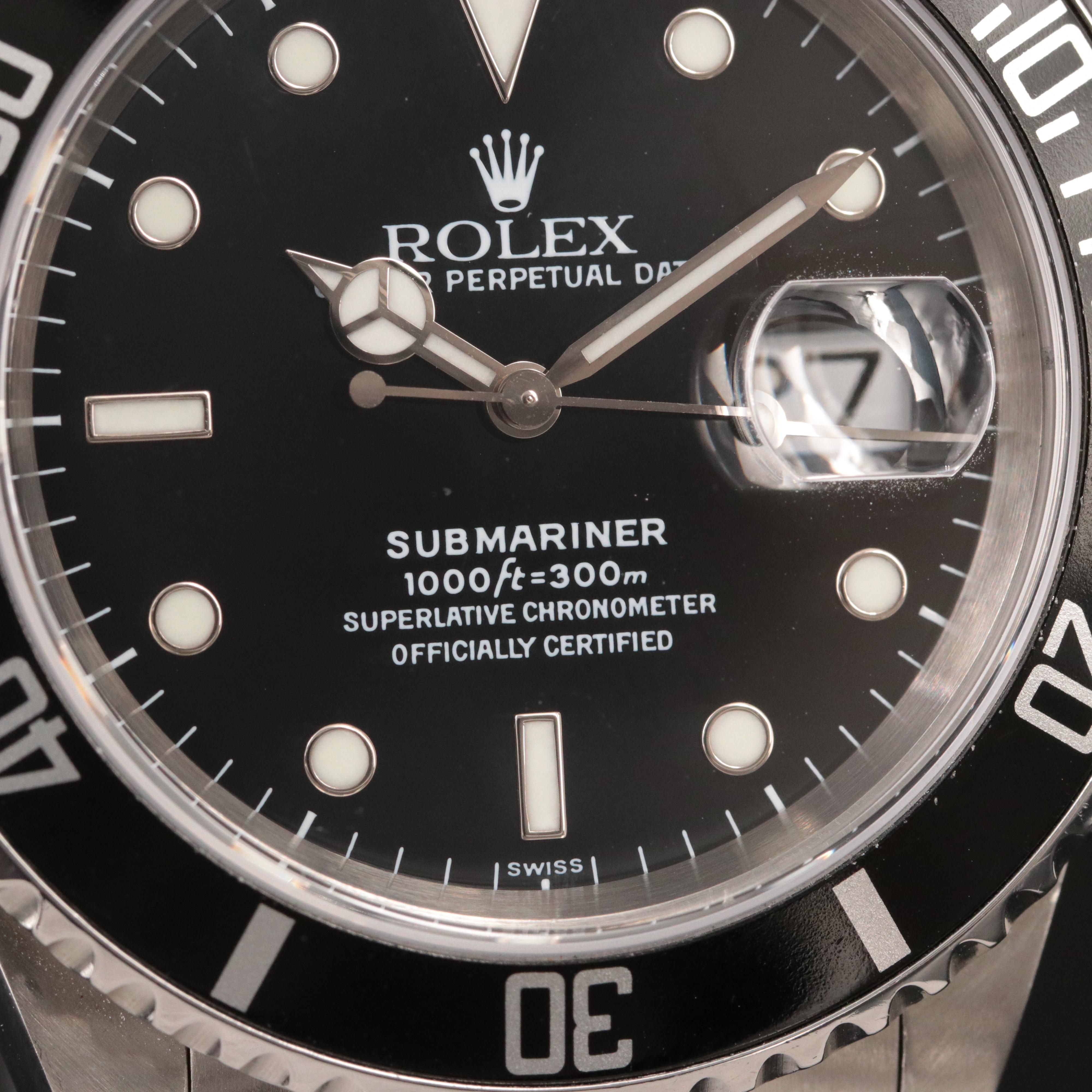 1999 Rolex Submariner Date Watch