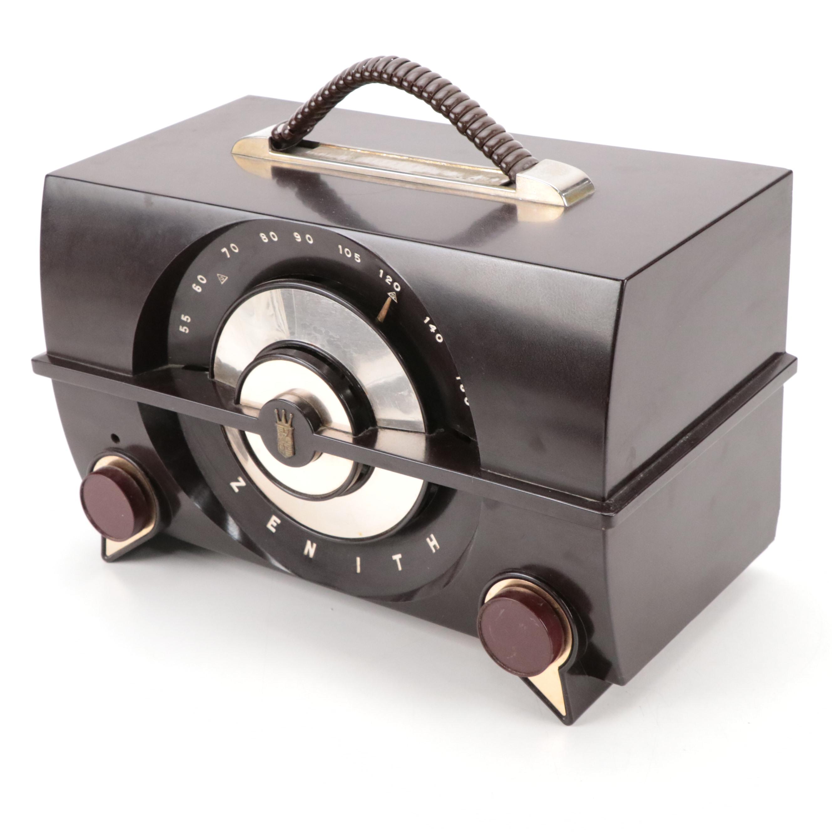Zenith Model J615 Broadcast Receiver Radio, Mid-20th Century