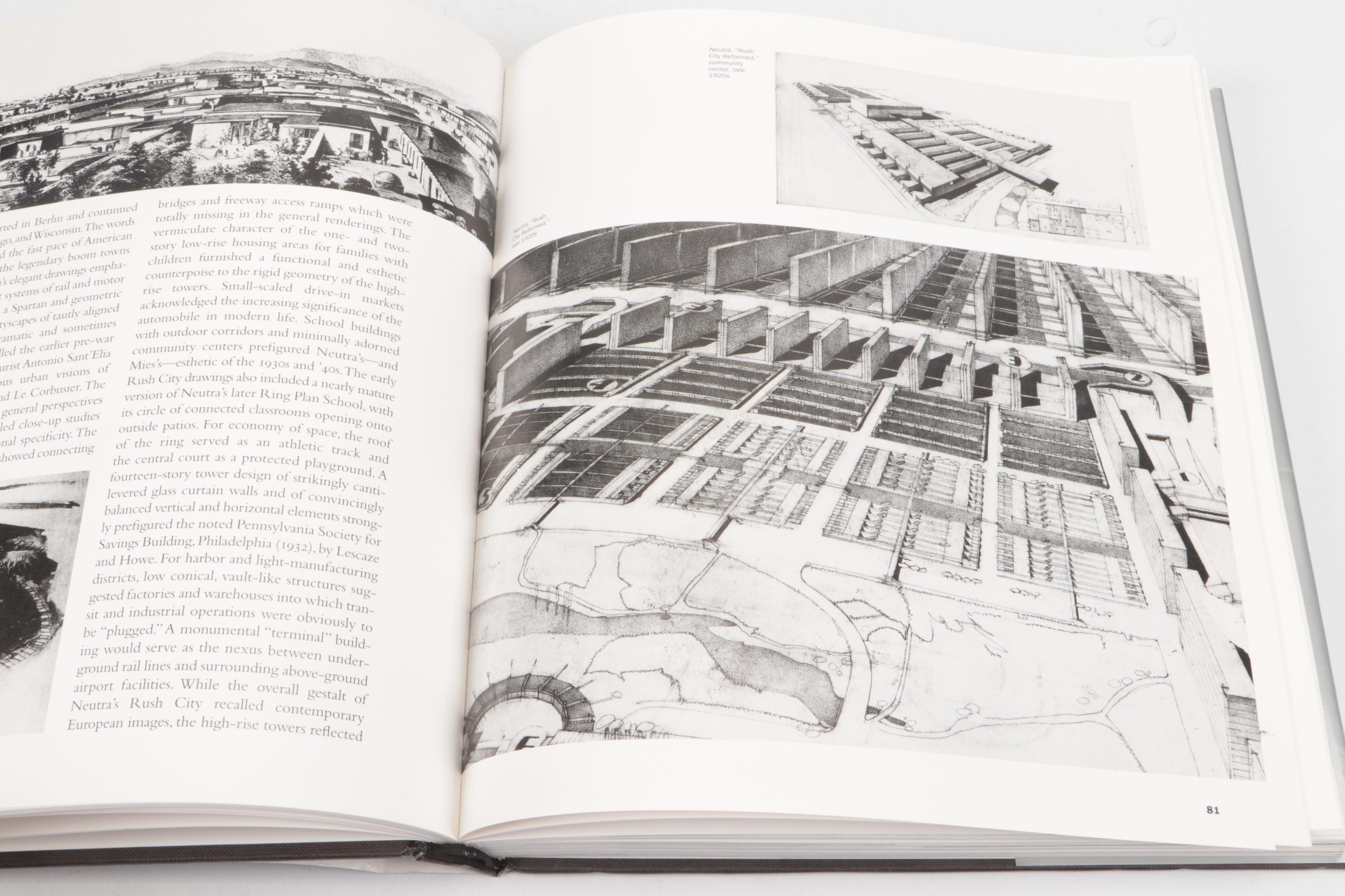 First Edition "Richard Neutra" by Thomas S. Hines with Frank Lloyd Wright Book