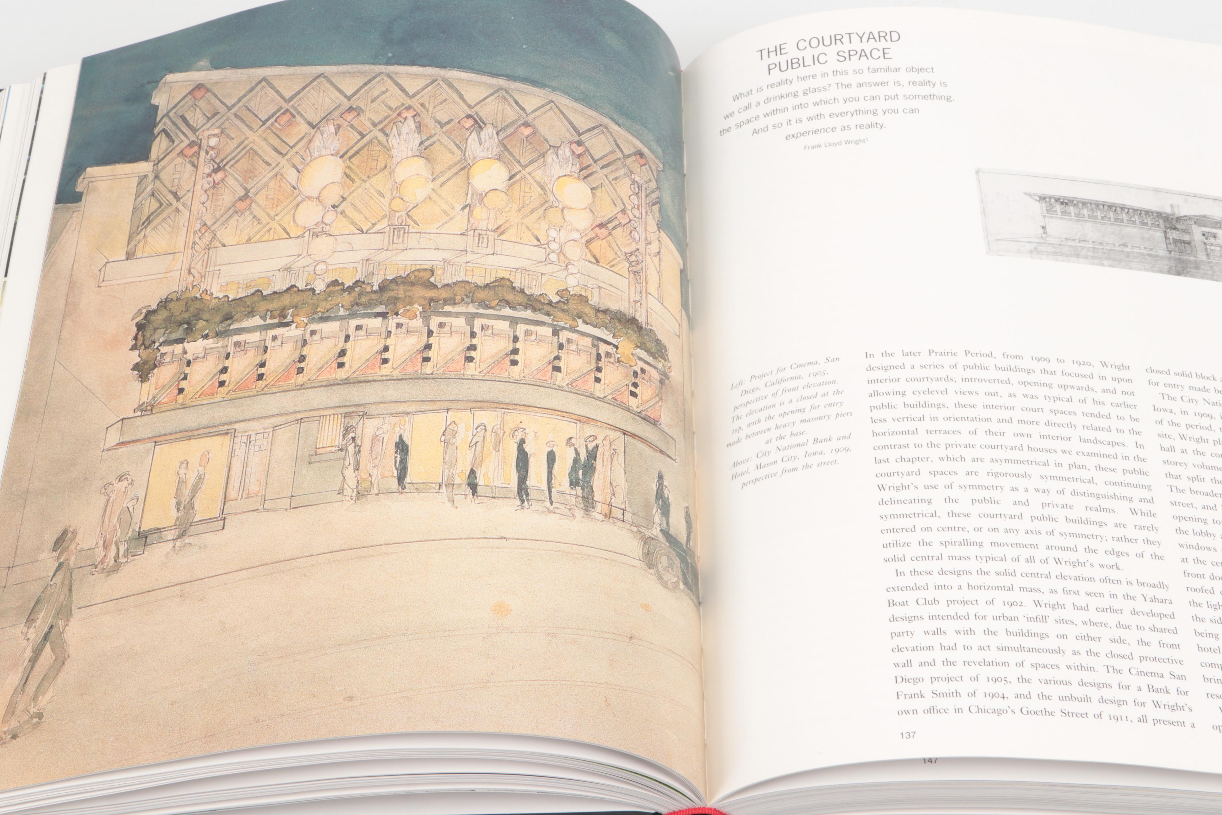 First Edition "Richard Neutra" by Thomas S. Hines with Frank Lloyd Wright Book