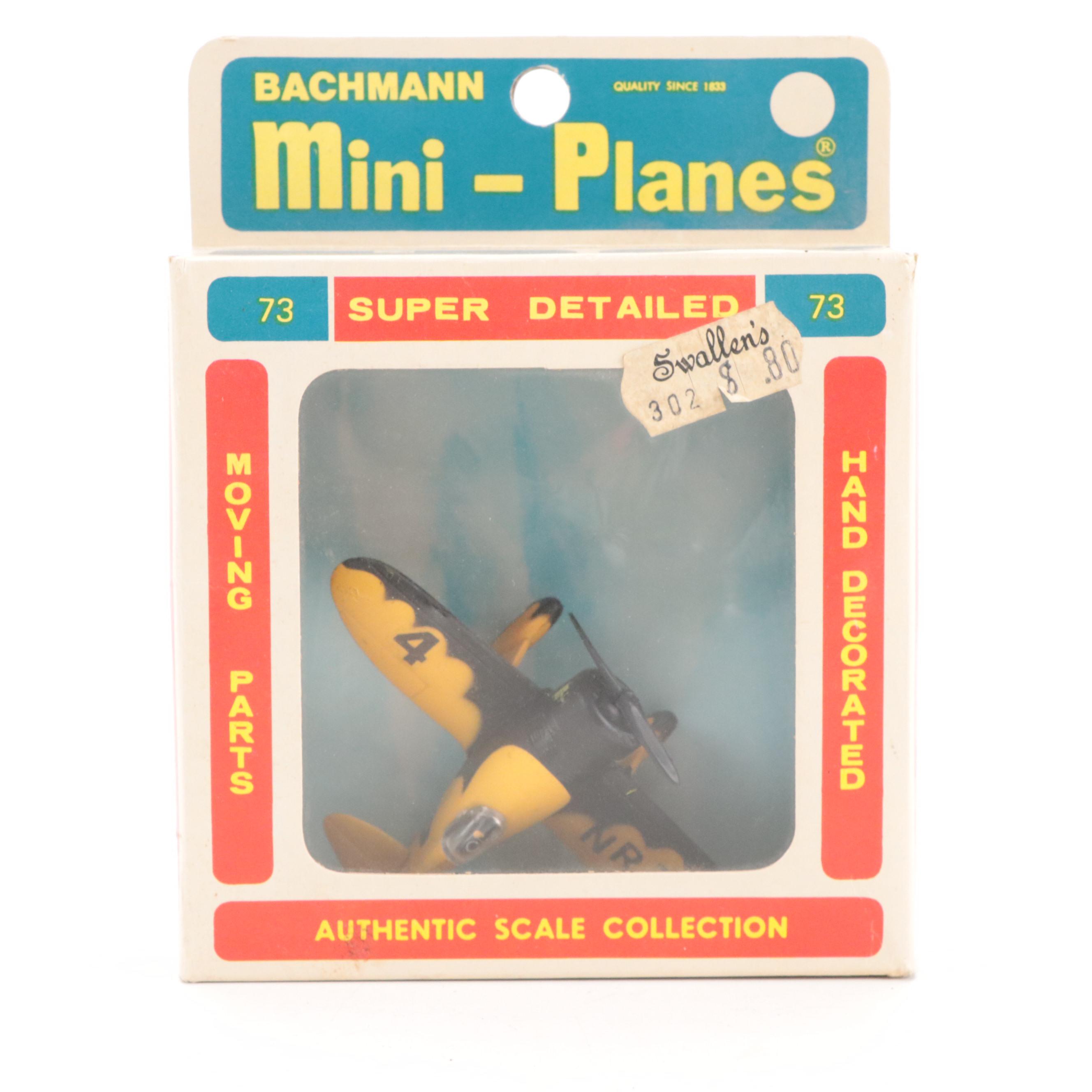 Hand-Carved Wooden Pine Box Derby Cars with Toy Biplane, Coca-Cola Plaque