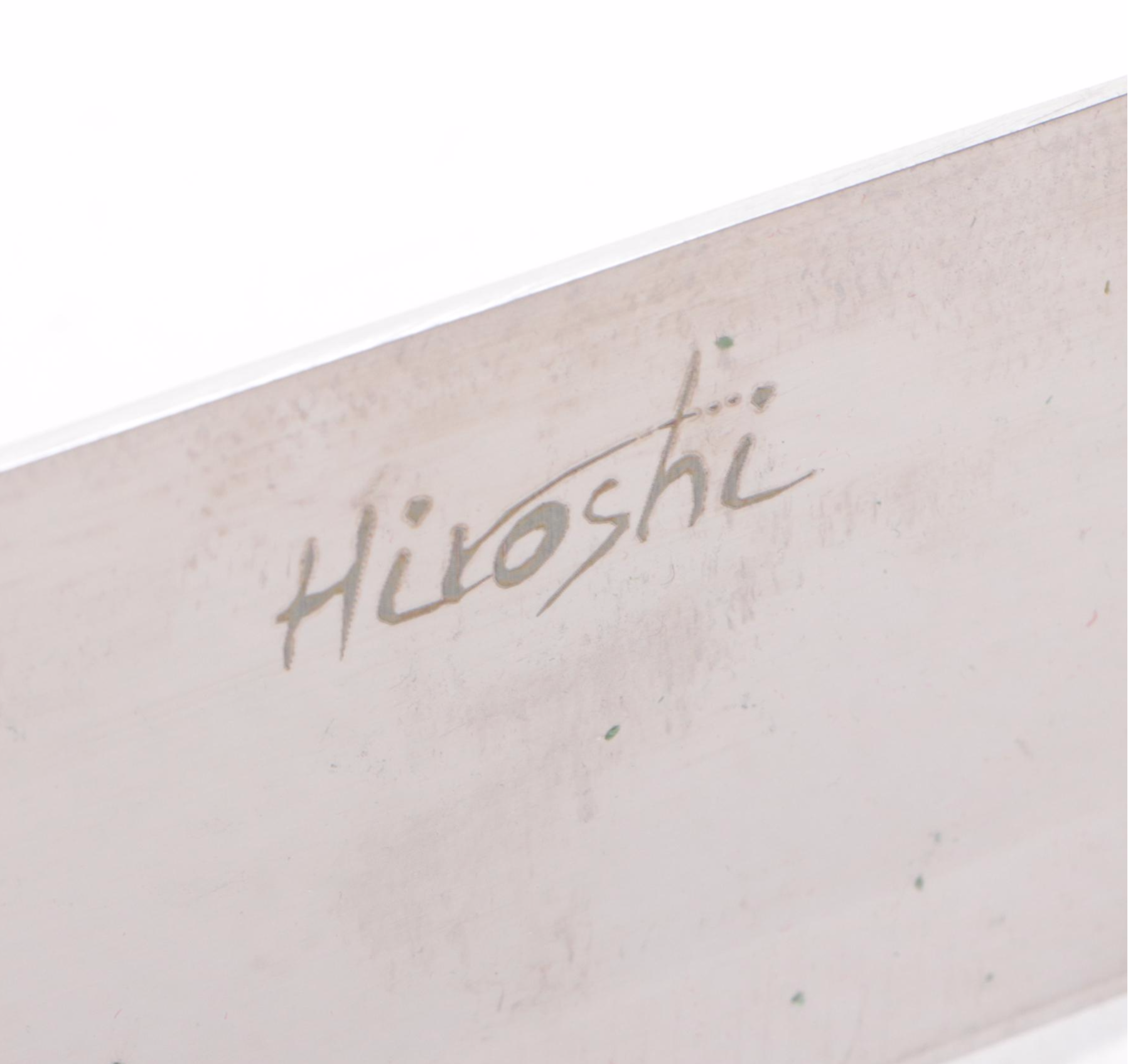 Hiroshi Steel and Wooden Handled Chef Knife Set with Canvas Roll