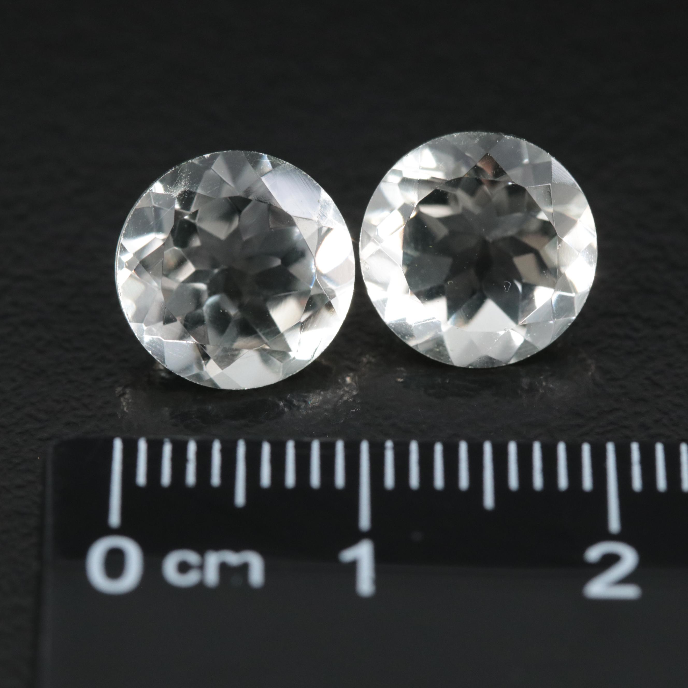 Loose 6.70 CTW Prasiolite Matched Pair
