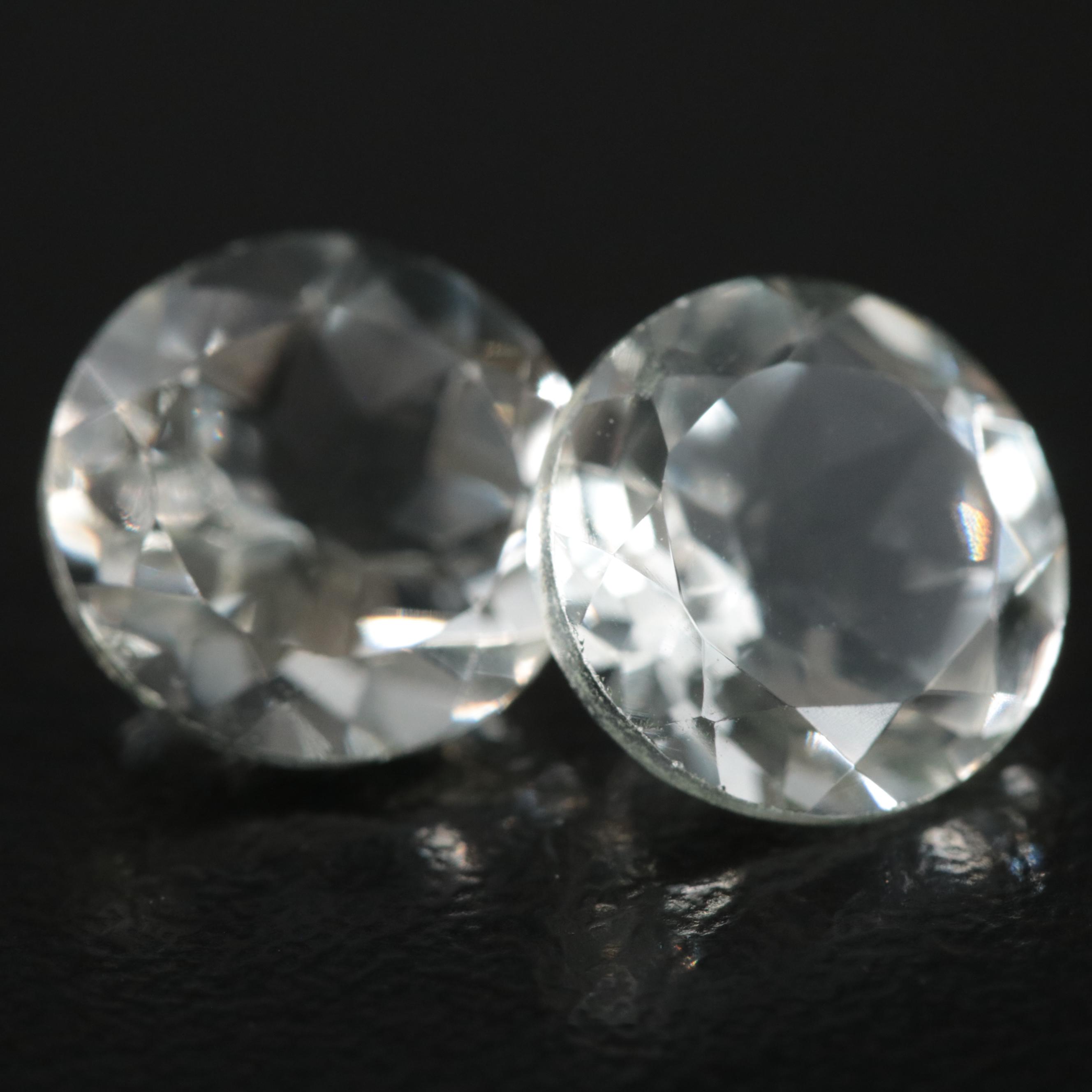 Loose 6.70 CTW Prasiolite Matched Pair