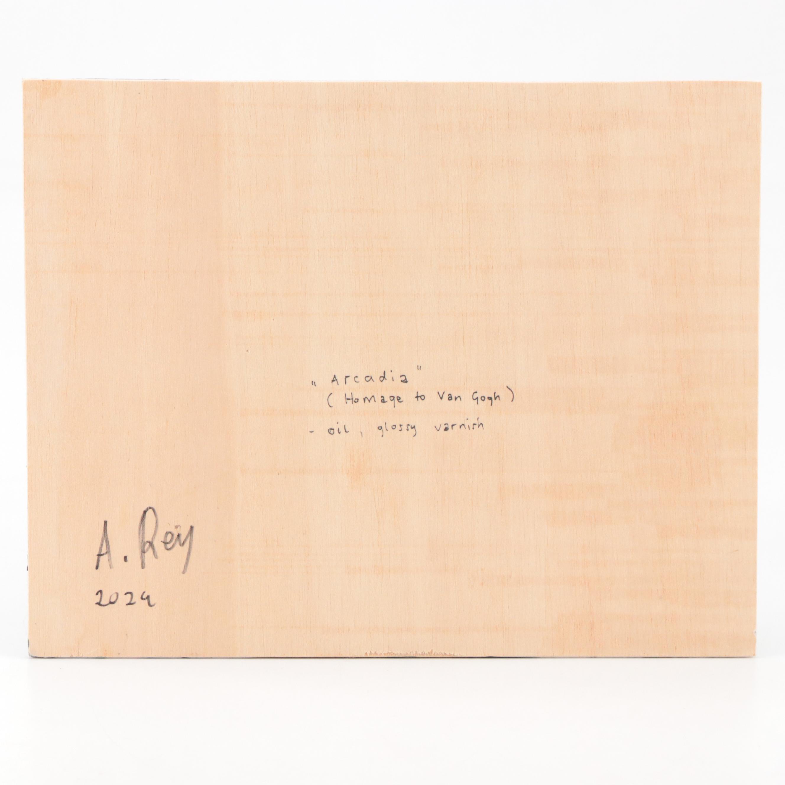 Agnes Rey Landscape Oil Painting "Arcadia," 2024