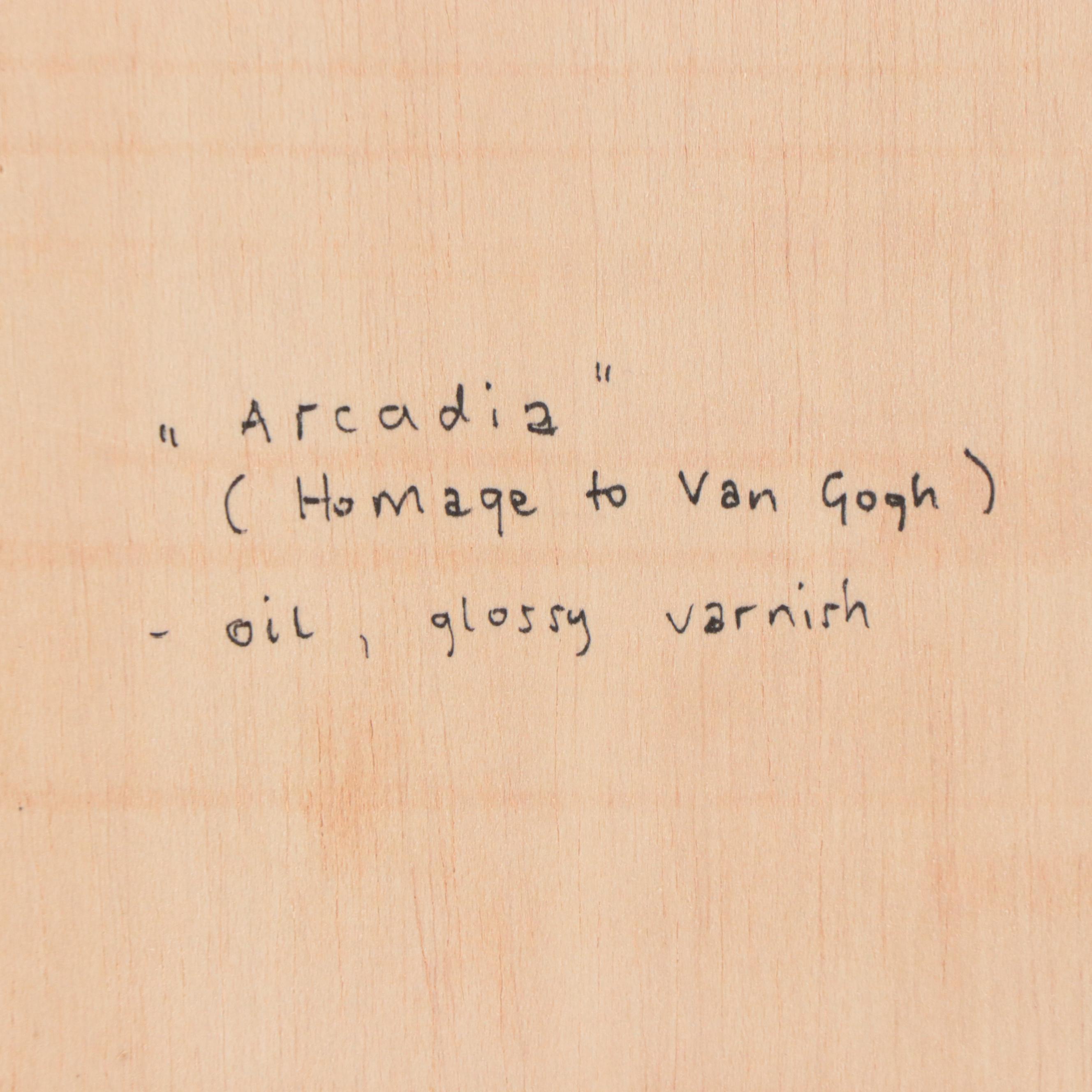 Agnes Rey Landscape Oil Painting "Arcadia," 2024