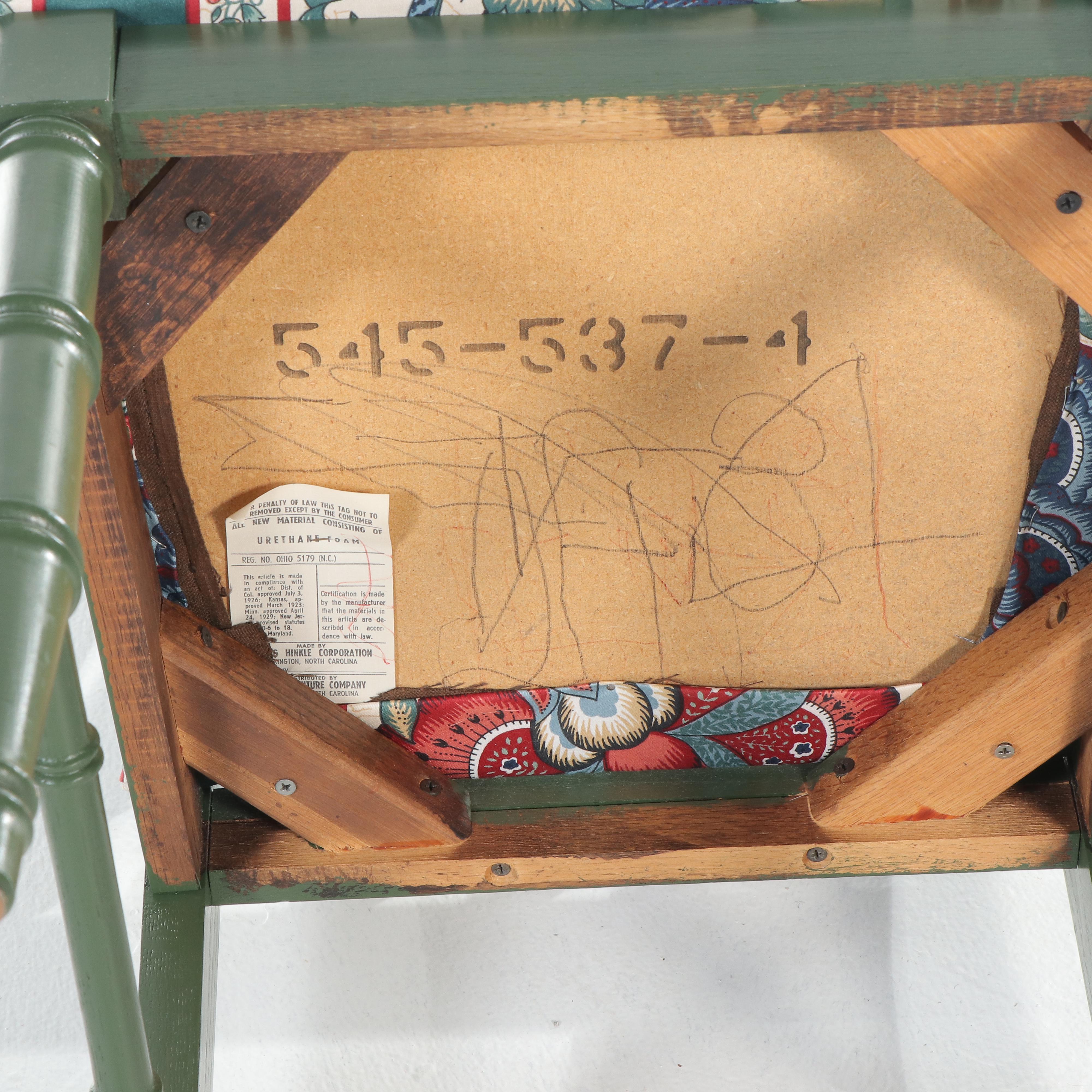 Singer Mid-Century Sewing Machine with Cabinet and Chair, Notions, Accessories