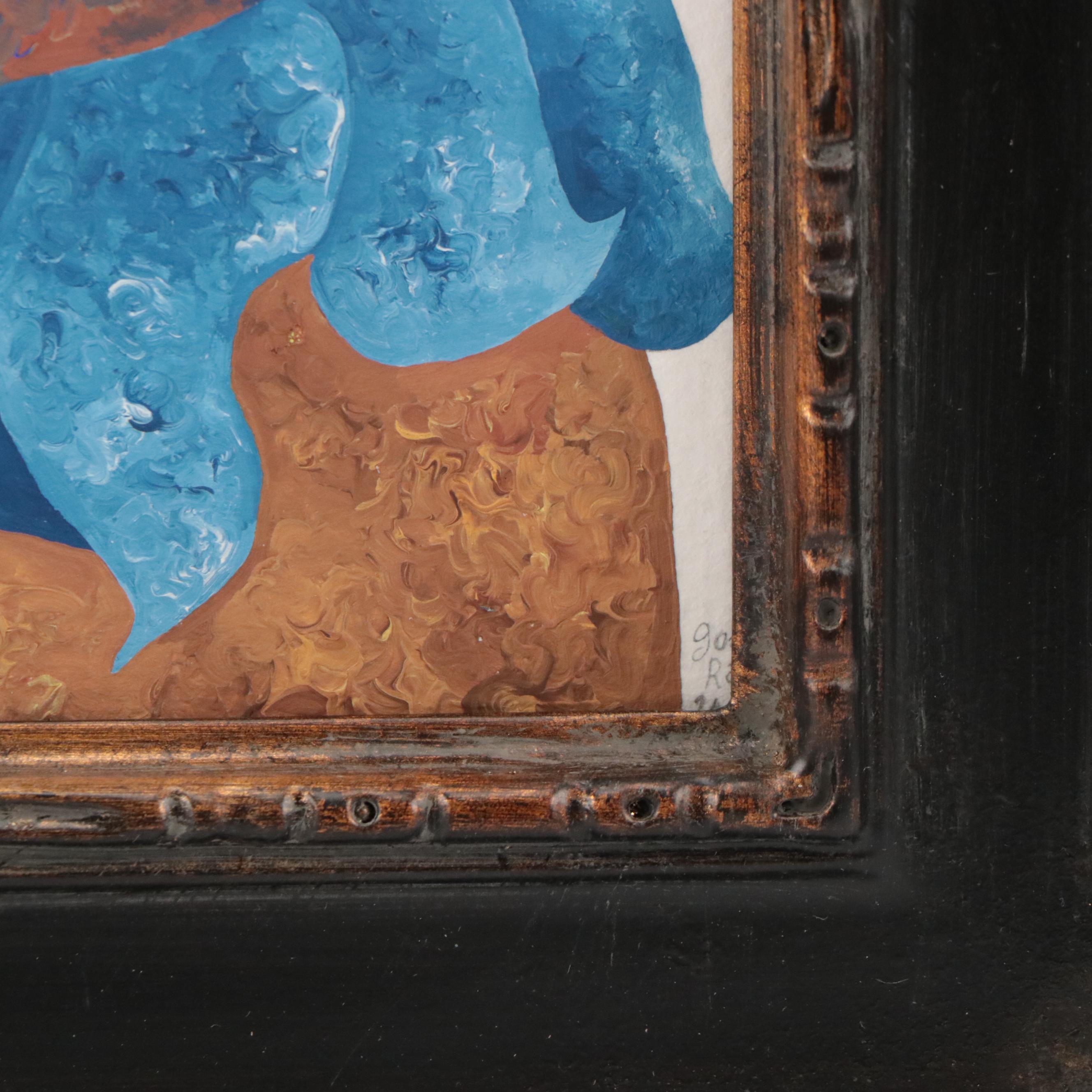 Joseph Ray York Figurative Oil Painting "Monk #10," 2024