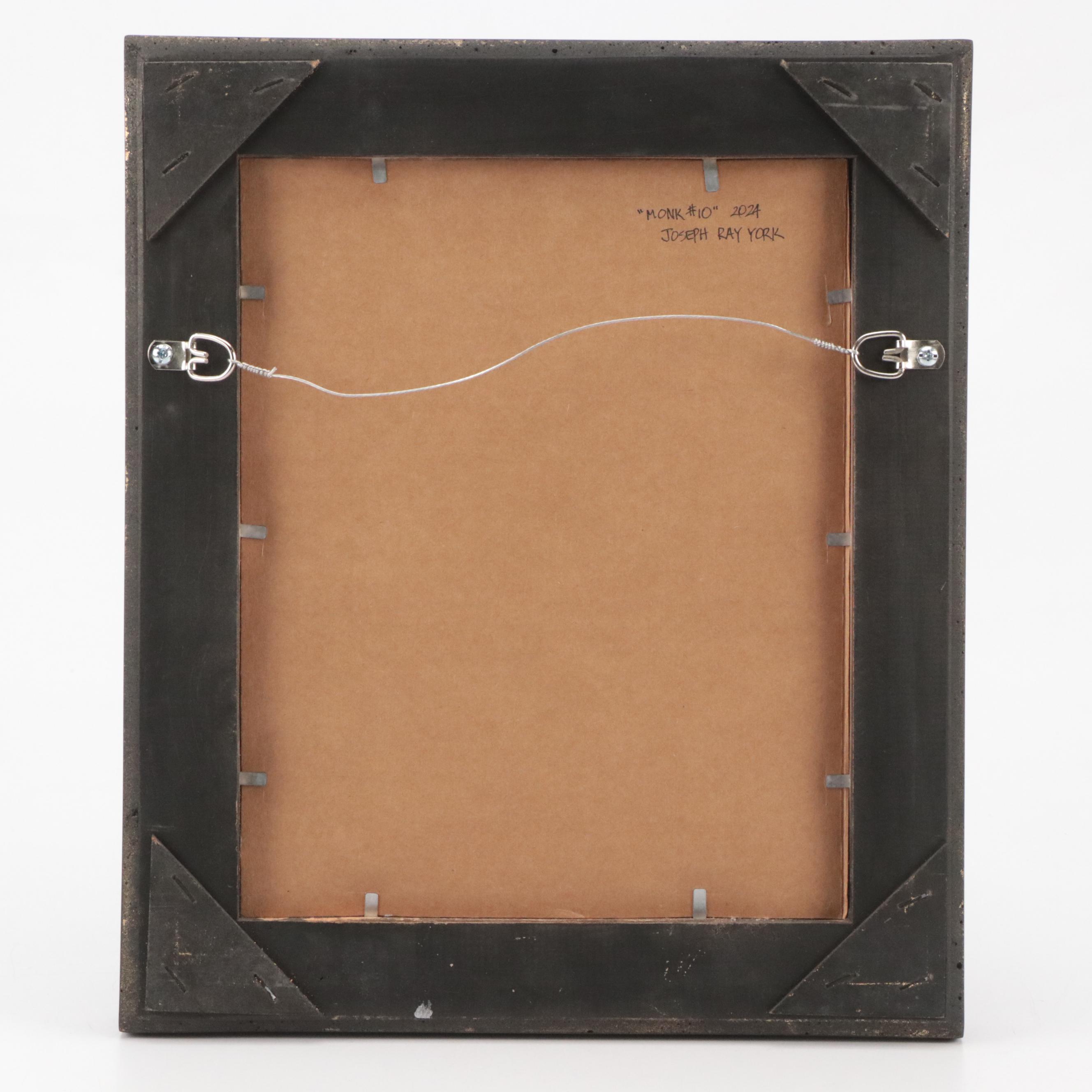 Joseph Ray York Figurative Oil Painting "Monk #10," 2024