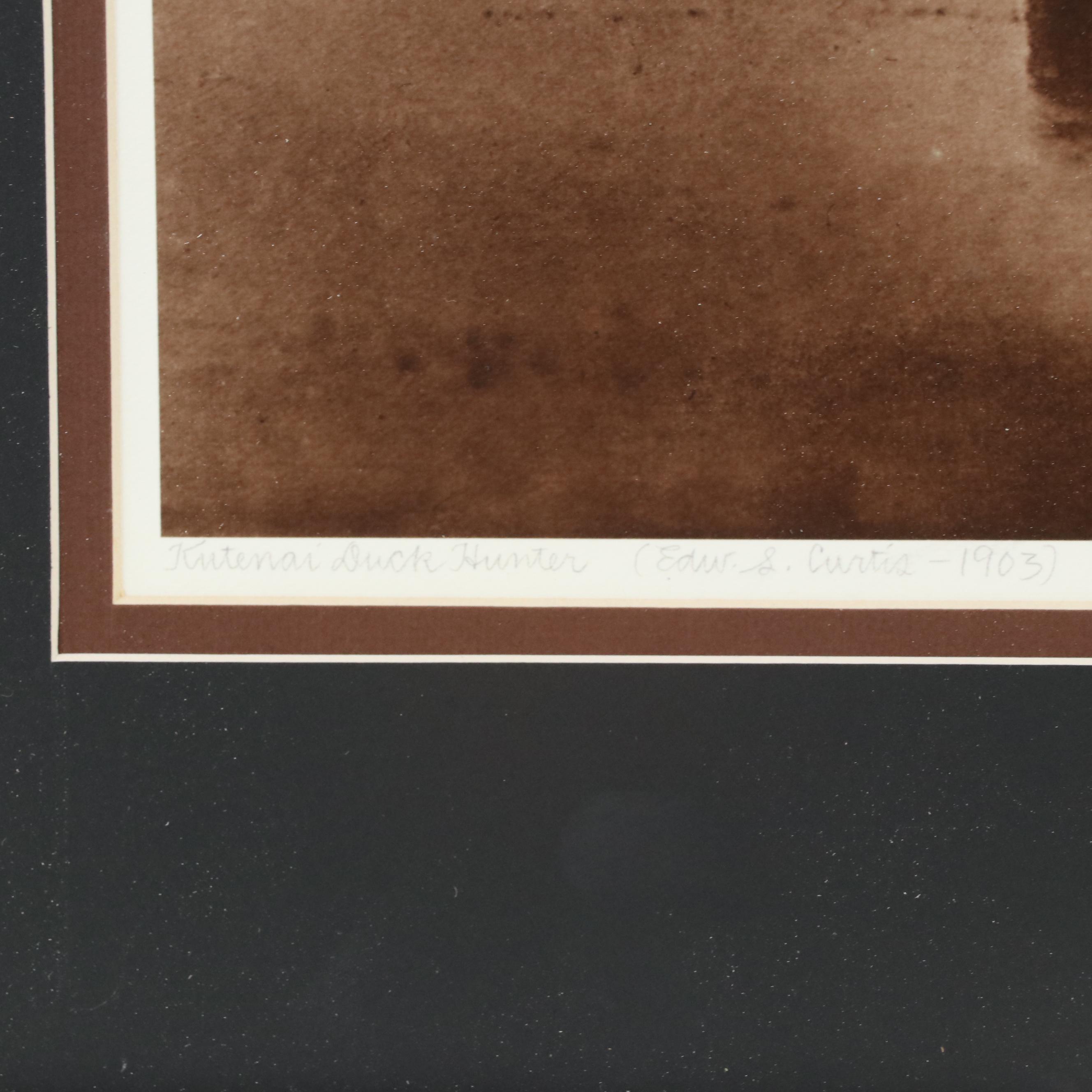 Photographic Print After Edward S. Curtis "Kutenai Duck Hunter"