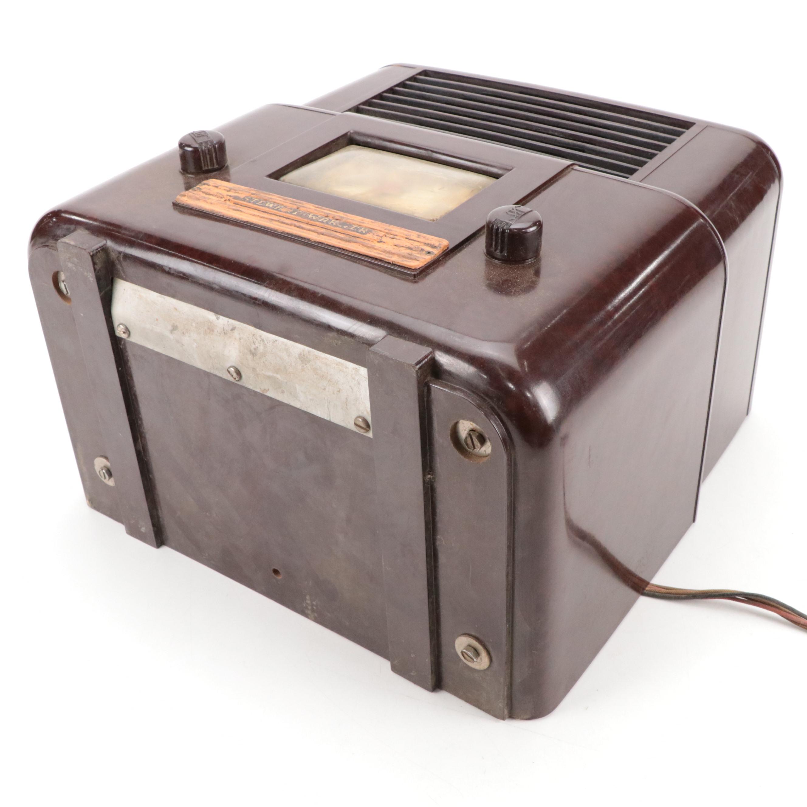 Stewart-Warner Model R-482 Broadcast Receiver Radio, Mid-20th Century