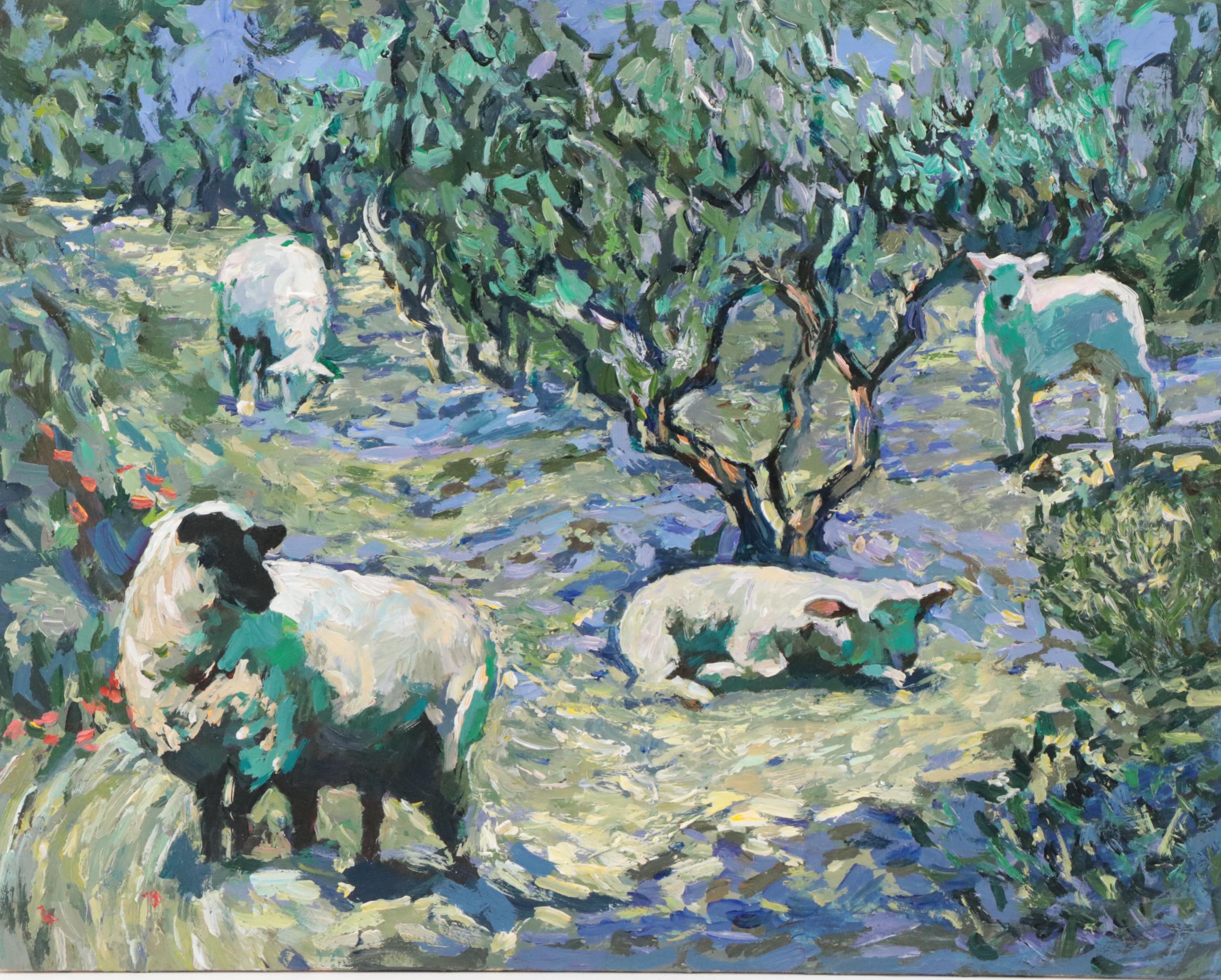 Agnes Rey Landscape Oil Painting "Arcadia," 2024