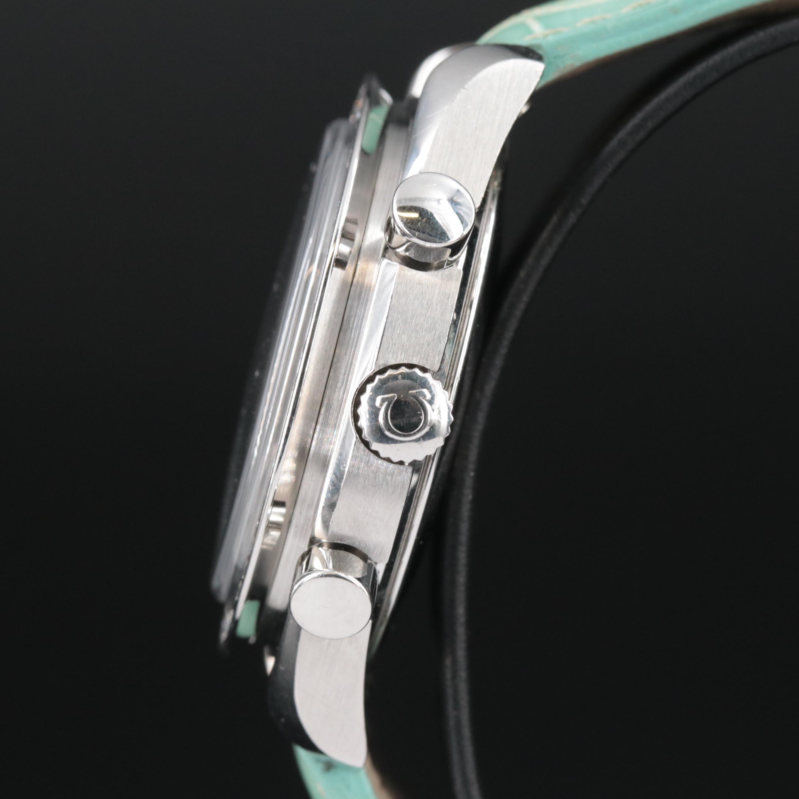 Omega Speedmaster Diamond Bezel 38MM Steel Watch