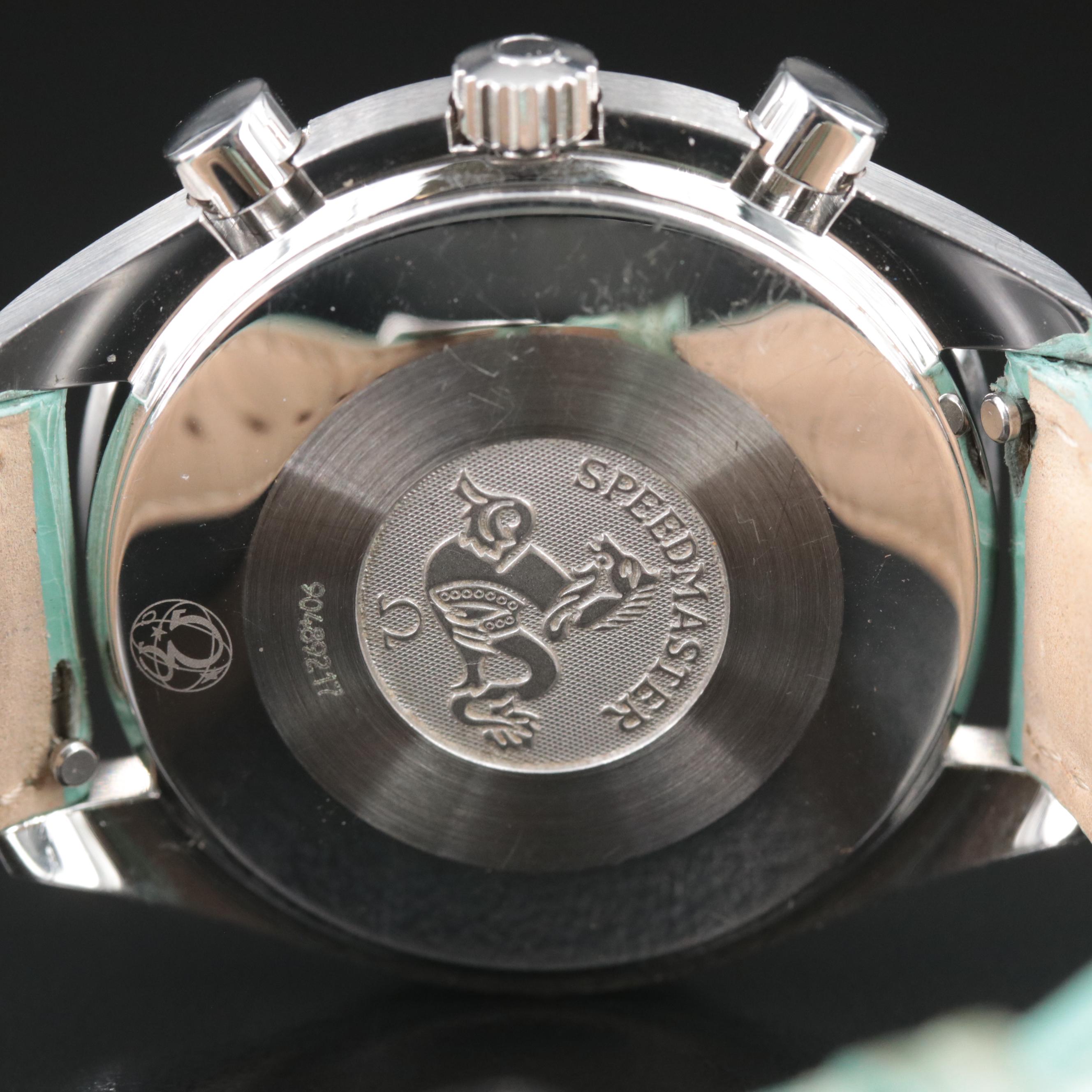 Omega Speedmaster Diamond Bezel 38MM Steel Watch