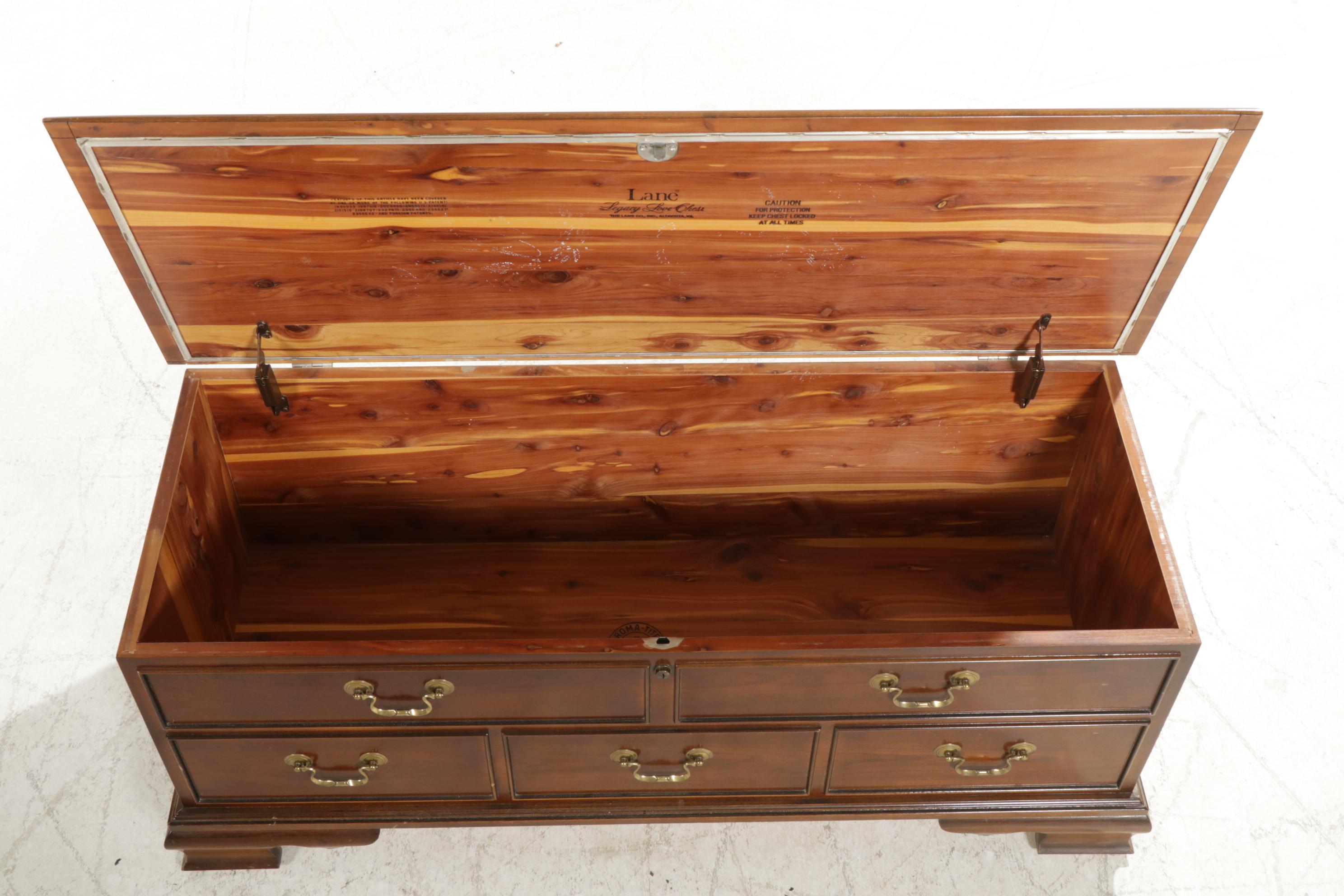 Lane "Aroma-Tite" Cherry and Cedar-Lined Blanket Chest, 1980s