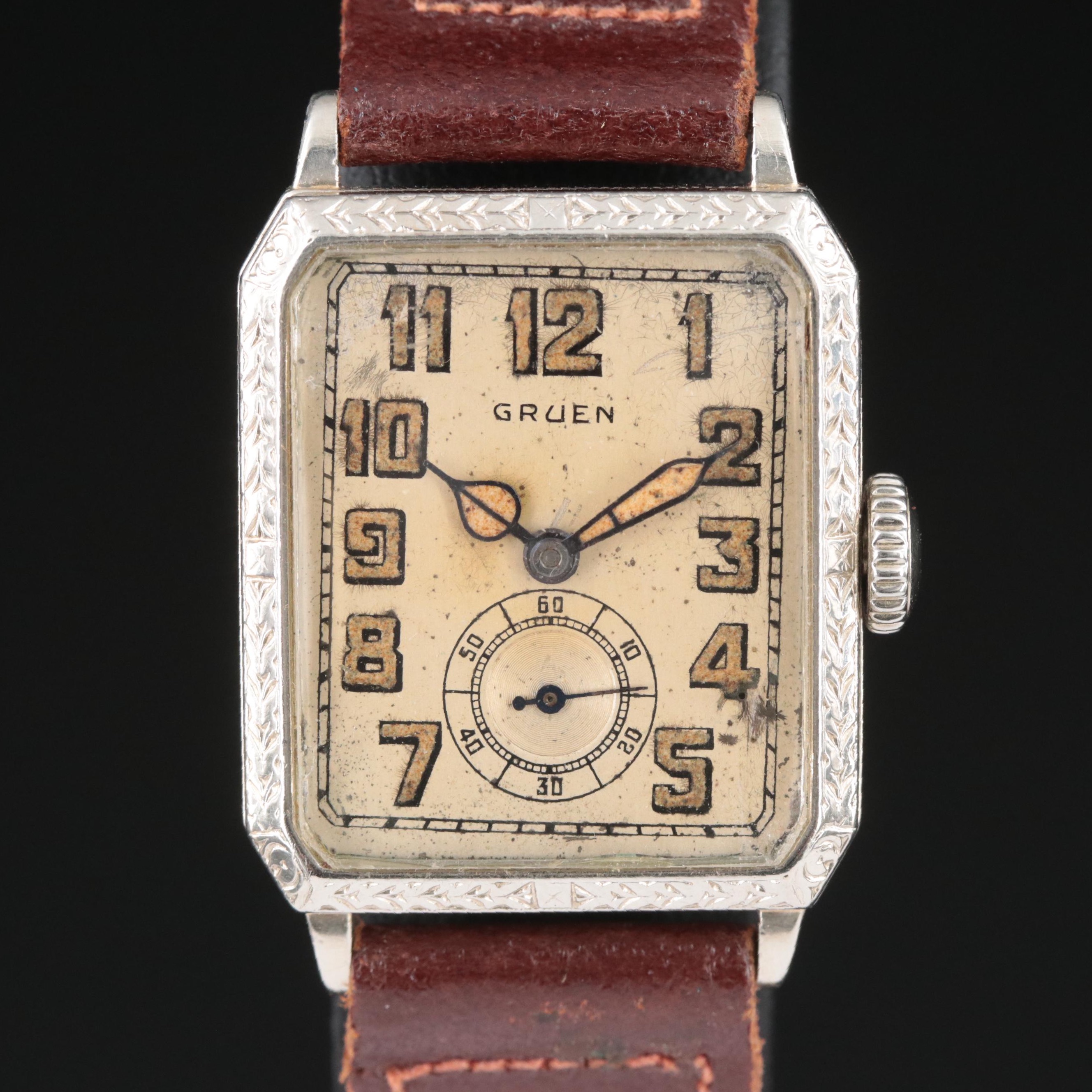Vintage Gruen Gold-Filled Watch