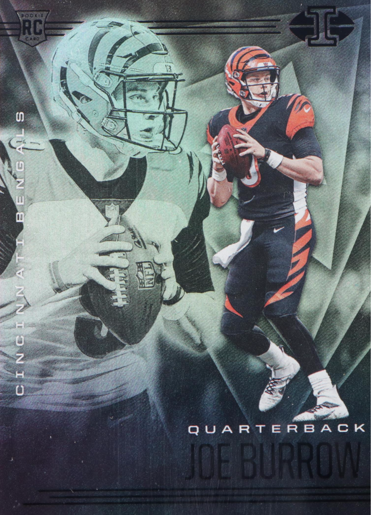 2020 Illusions Joe Burrow Retail Rookie Football Card #5 Graded PSA 10