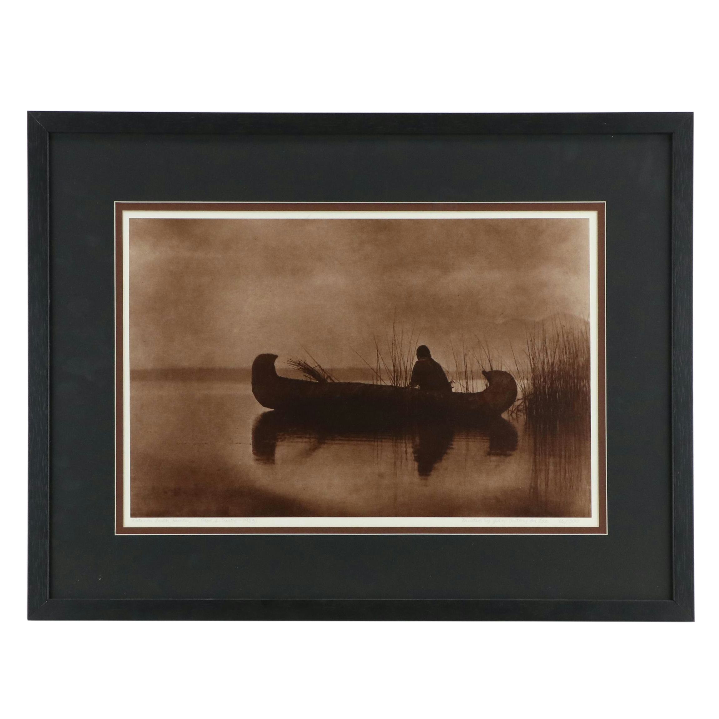Photographic Print After Edward S. Curtis "Kutenai Duck Hunter"