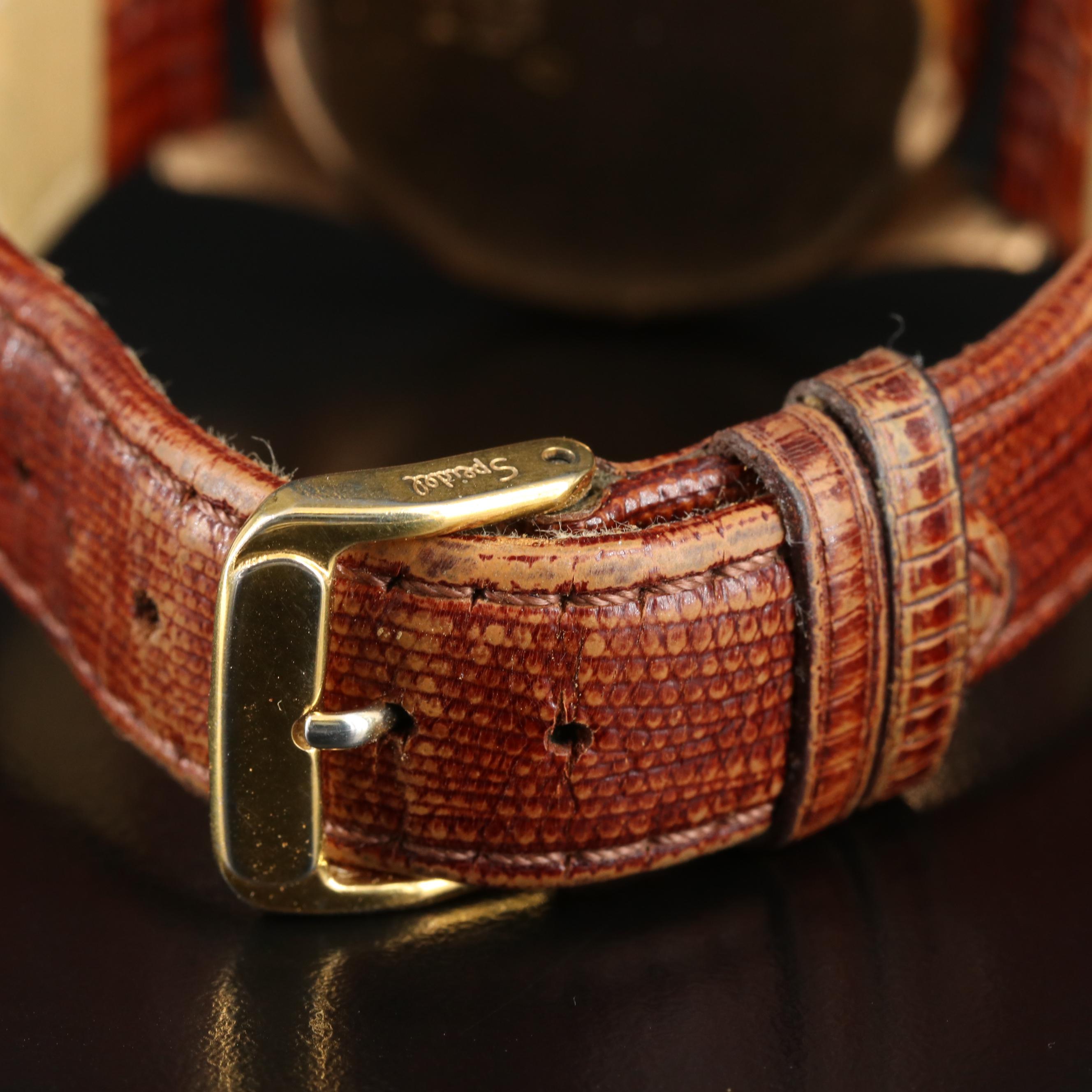 Vintage Princeps 18K Gold Chronograph Watch