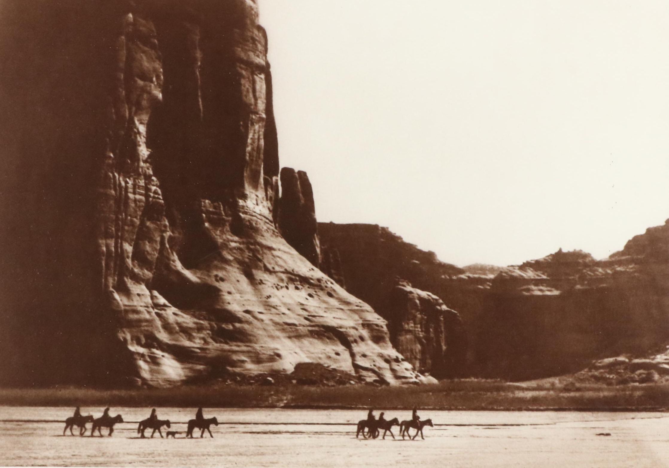 Photographic Print After Edward S. Curtis "Canyon de Chelly"