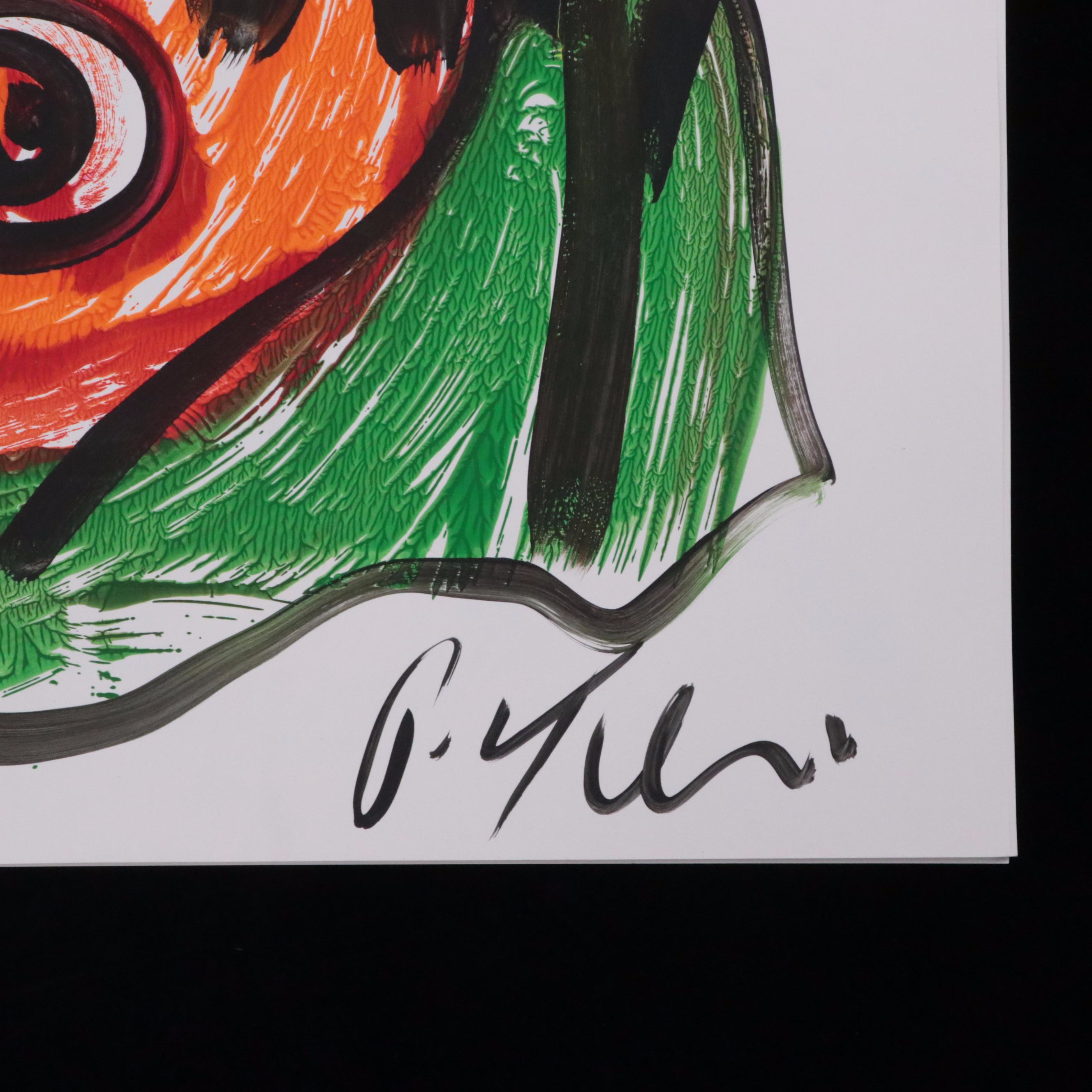 Peter Robert Keil Abstract Acrylic Portrait