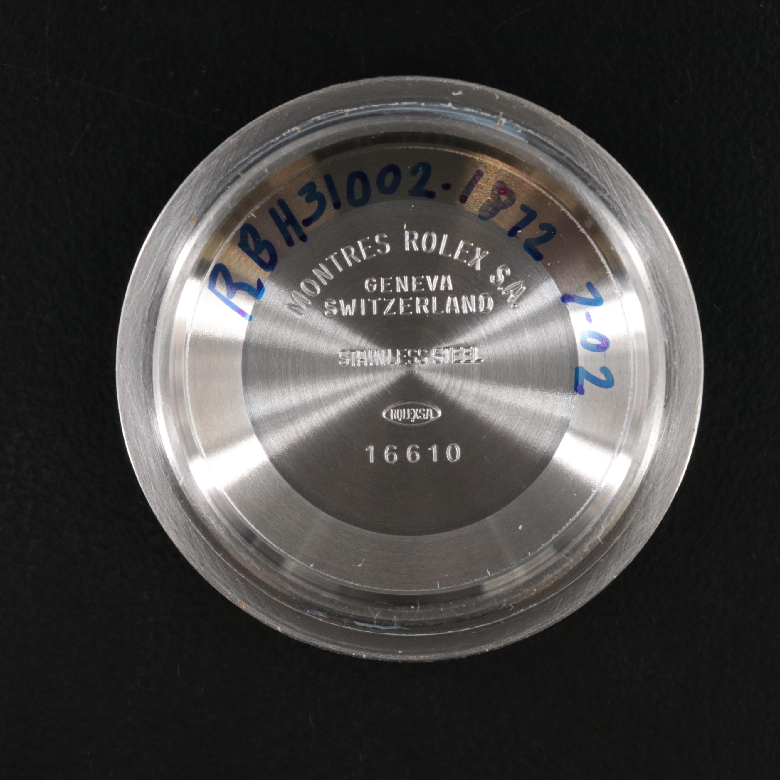 1993 Rolex Oyster Perpetual Date Submariner Watch