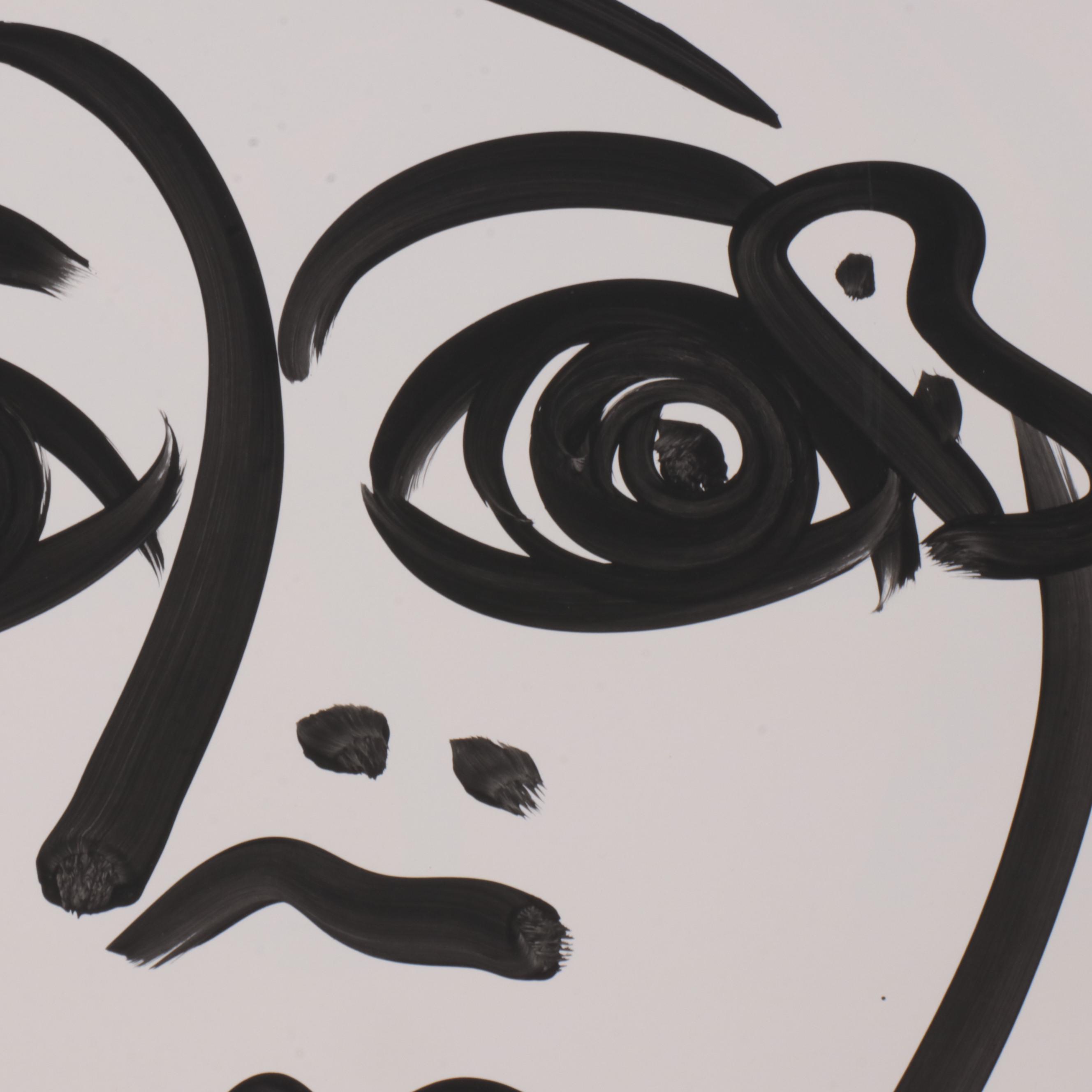 Peter Robert Keil Abstract Acrylic Portrait