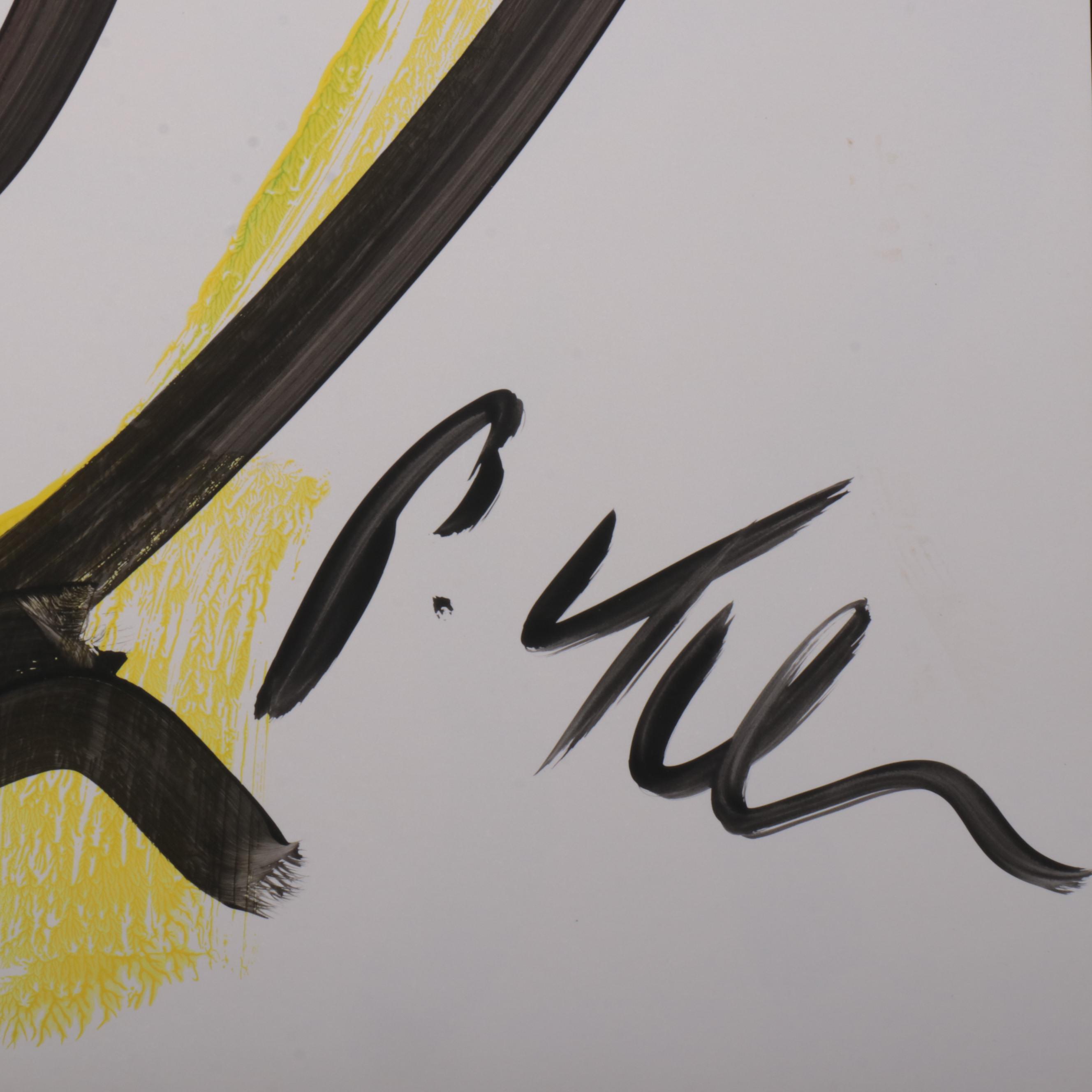 Peter Robert Keil Abstract Acrylic Portrait