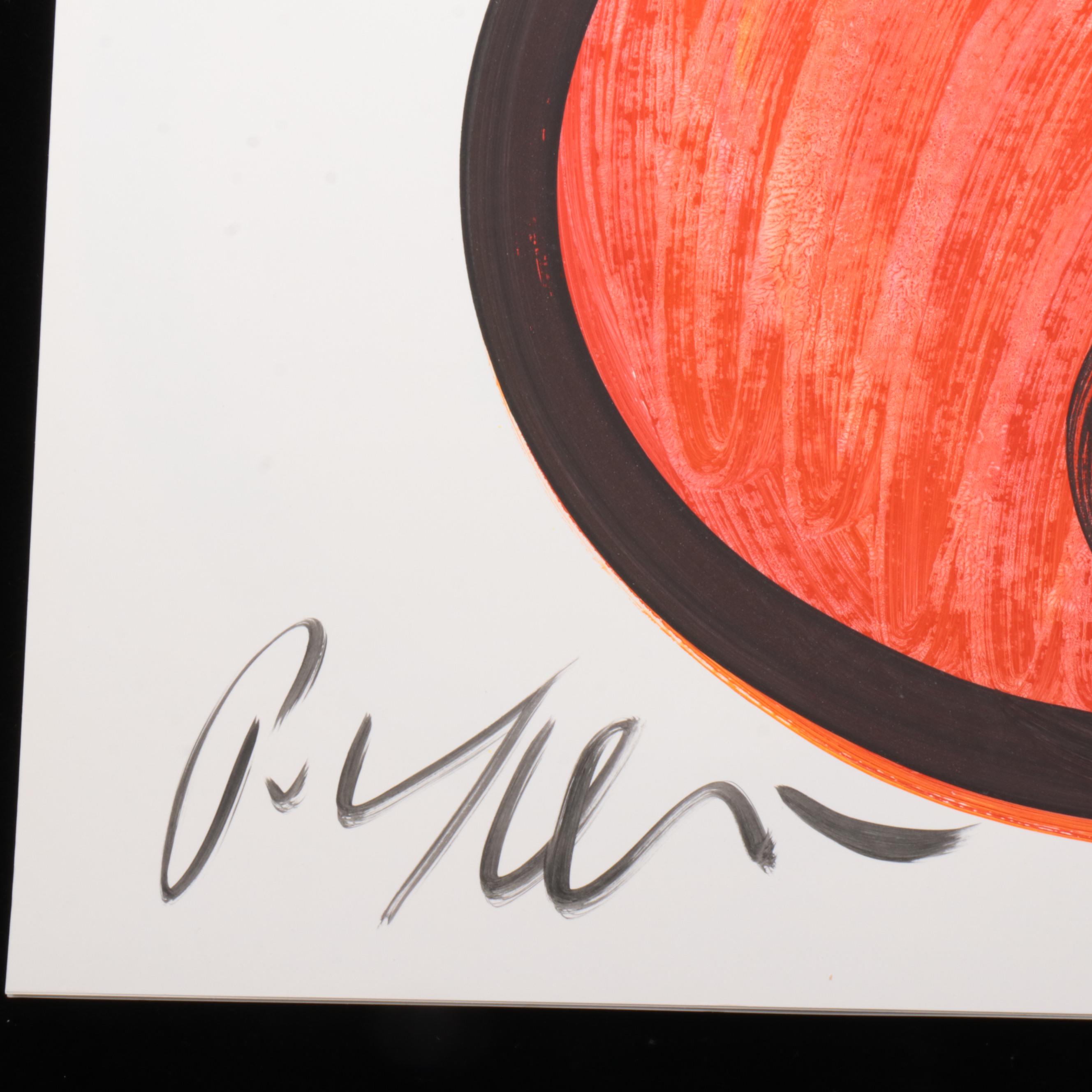 Peter Robert Keil Abstract Acrylic Portrait