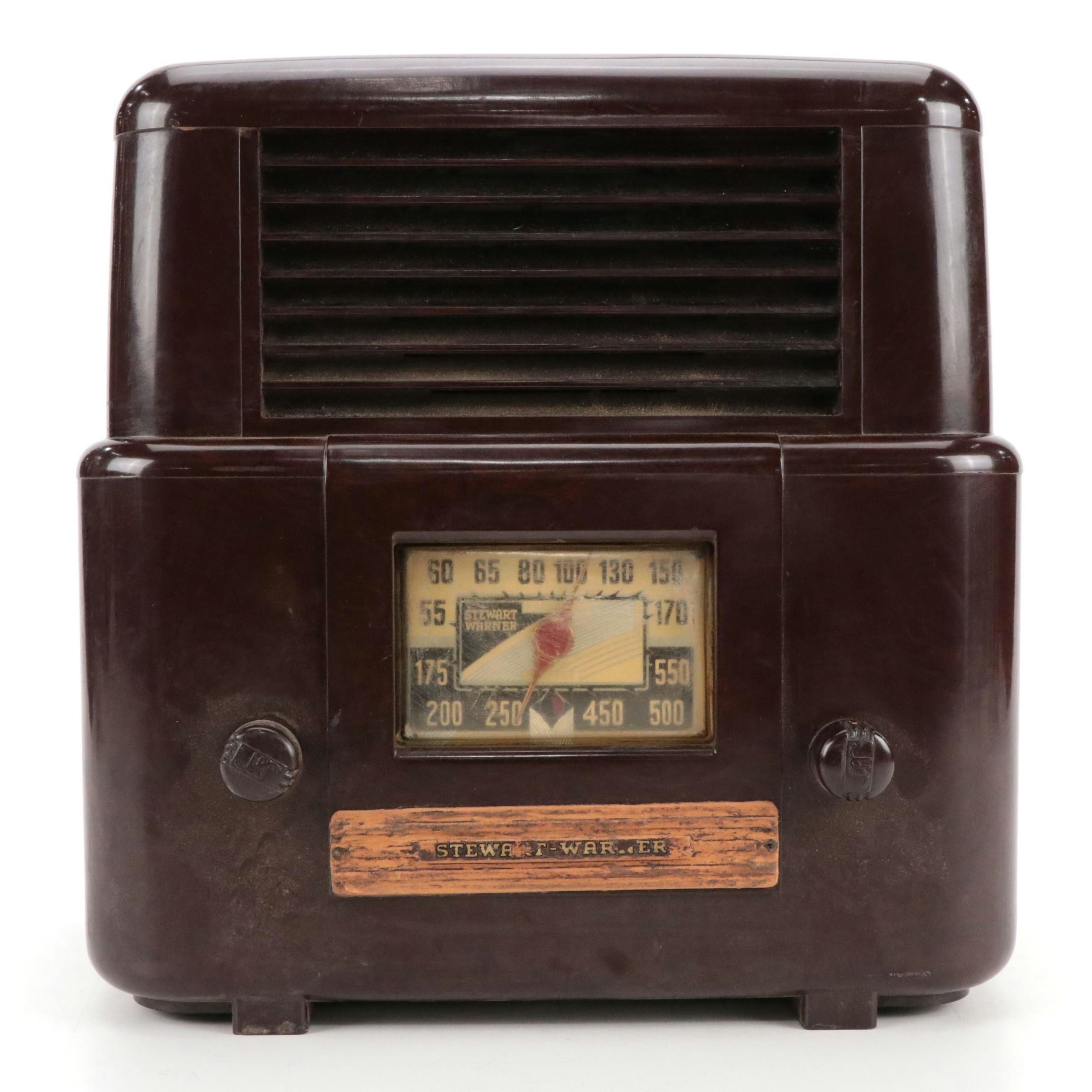 Stewart-Warner Model R-482 Broadcast Receiver Radio, Mid-20th Century
