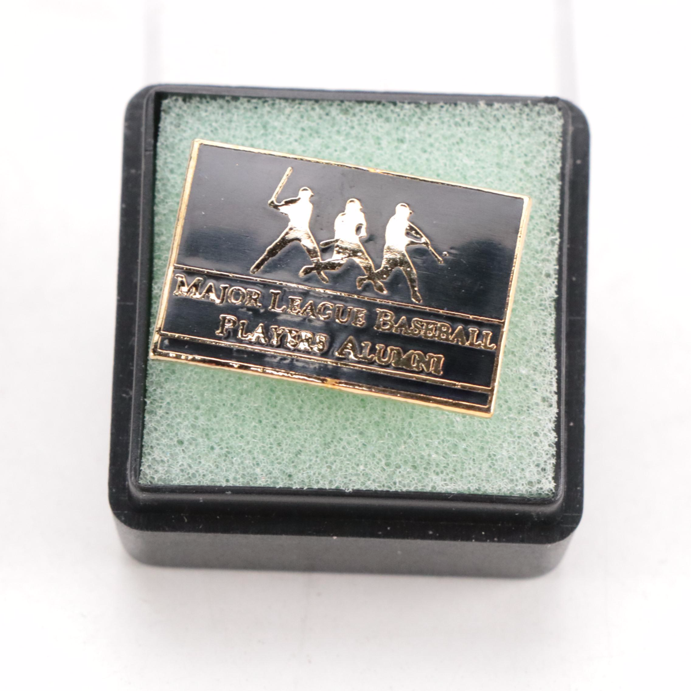 Goldsmith Offical Baseball Score Book with MLB Players Alumni Pin and More