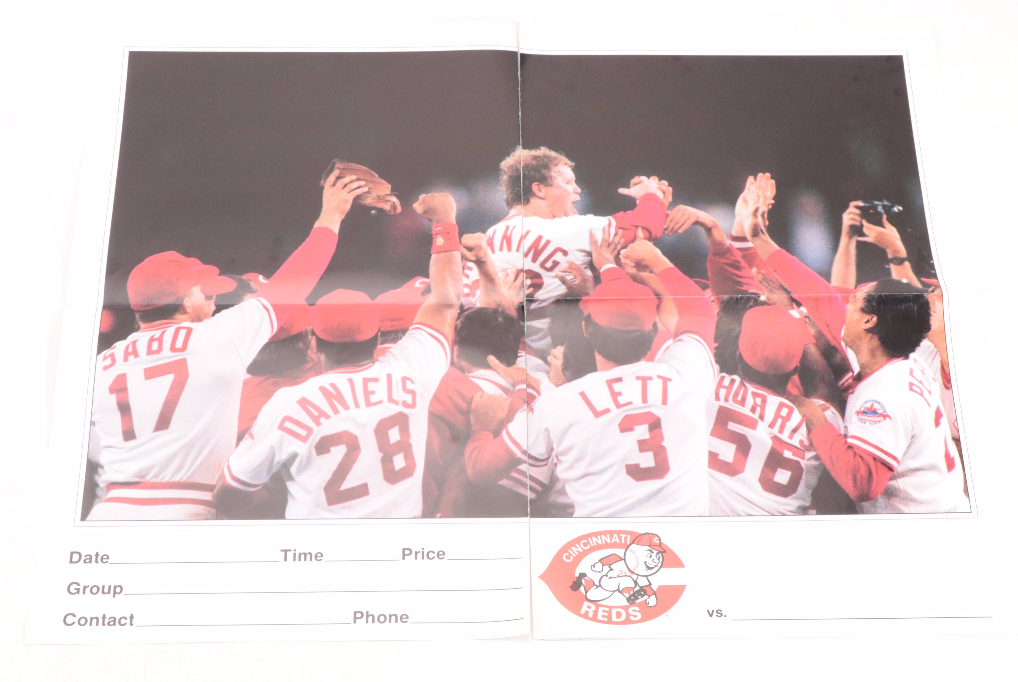 Goldsmith Offical Baseball Score Book with MLB Players Alumni Pin and More