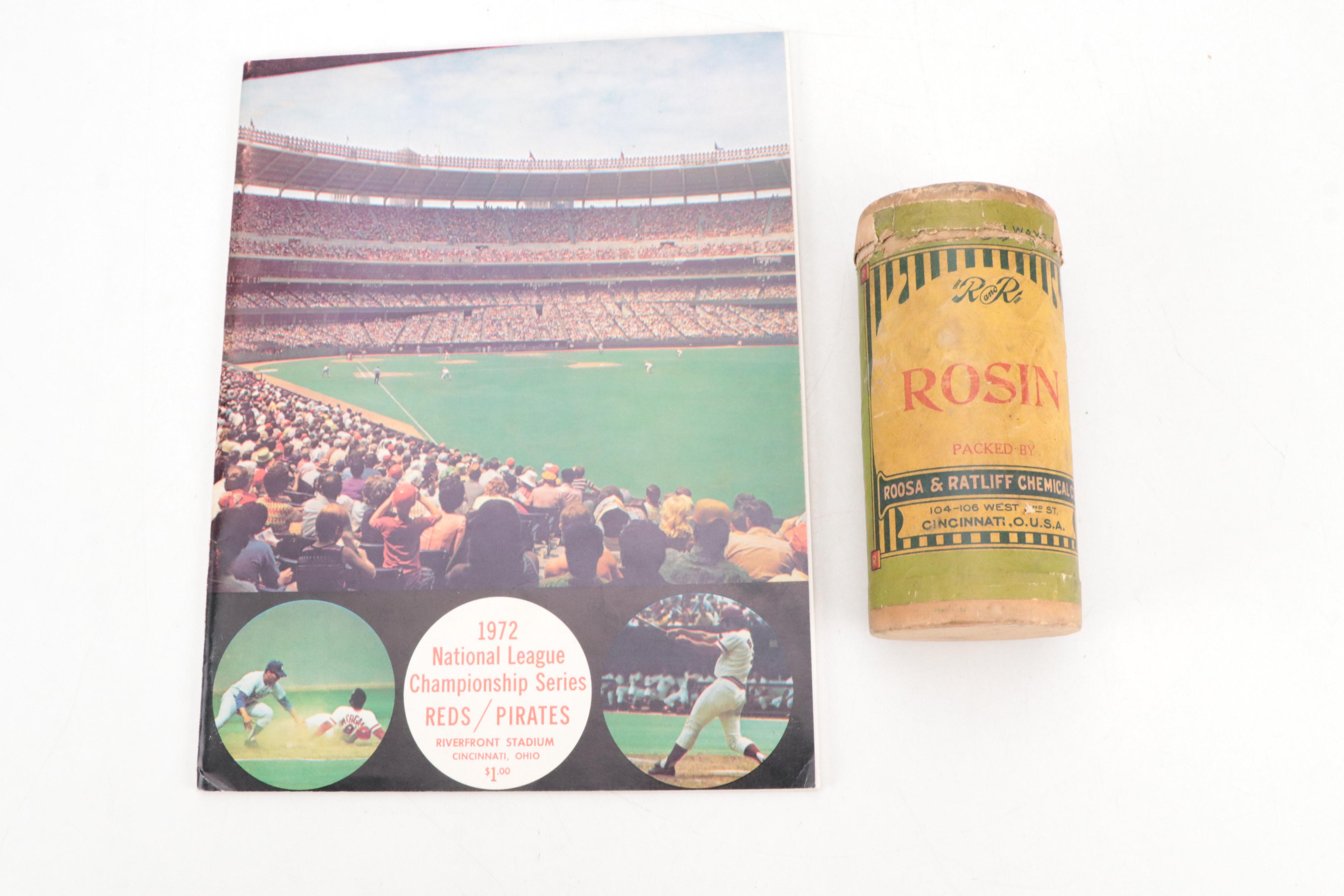 Goldsmith Offical Baseball Score Book with MLB Players Alumni Pin and More