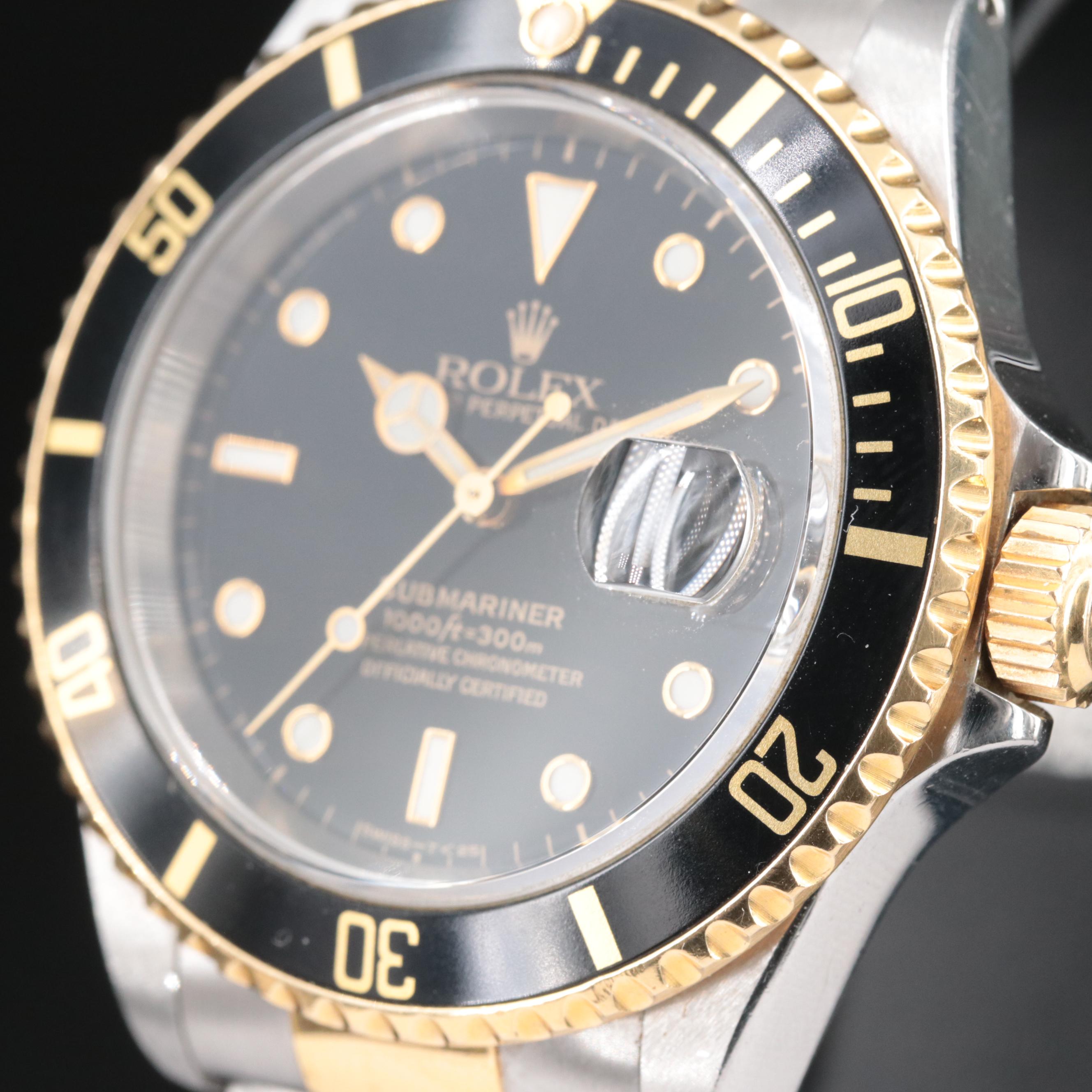 1993 Rolex Oyster Perpetual Date Submariner Watch