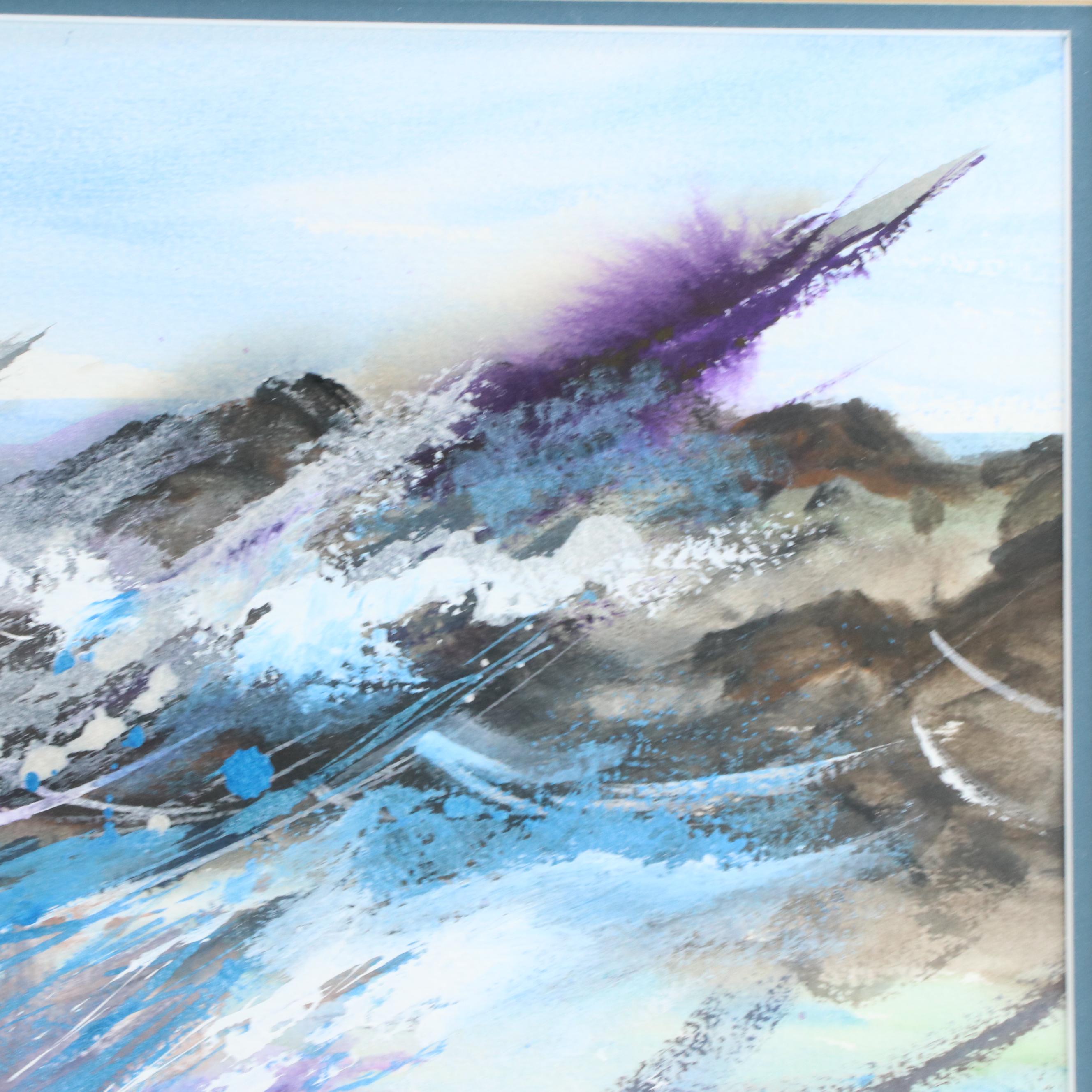 Betty C. Boyle Seascape Watercolor Painting