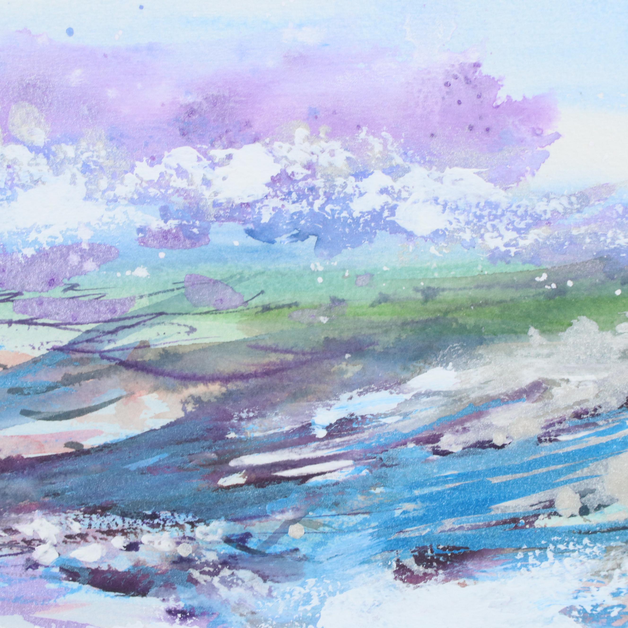 Betty C. Boyle Seascape Watercolor Painting