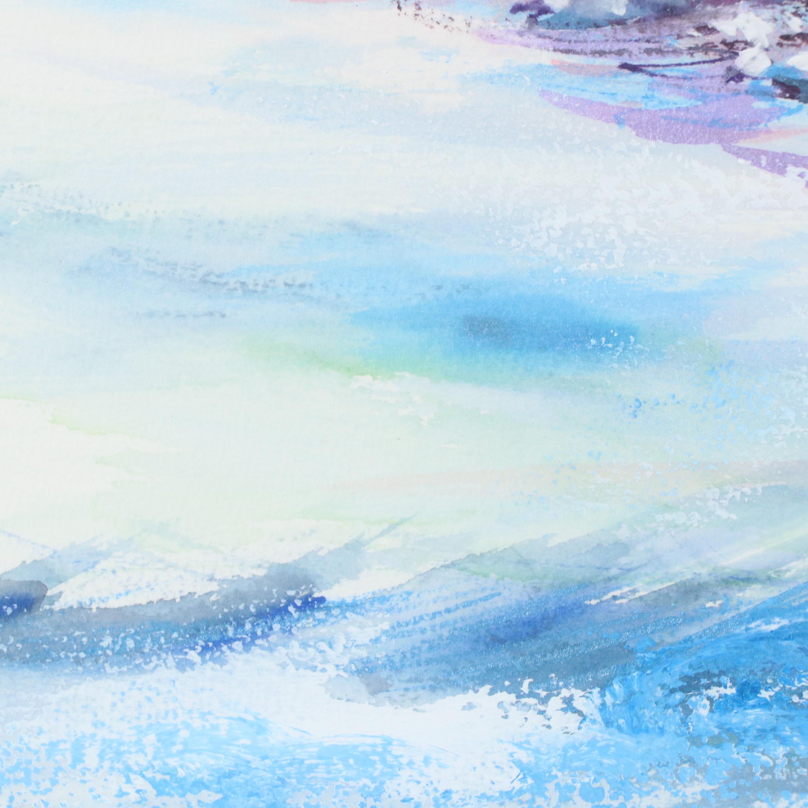 Betty C. Boyle Seascape Watercolor Painting