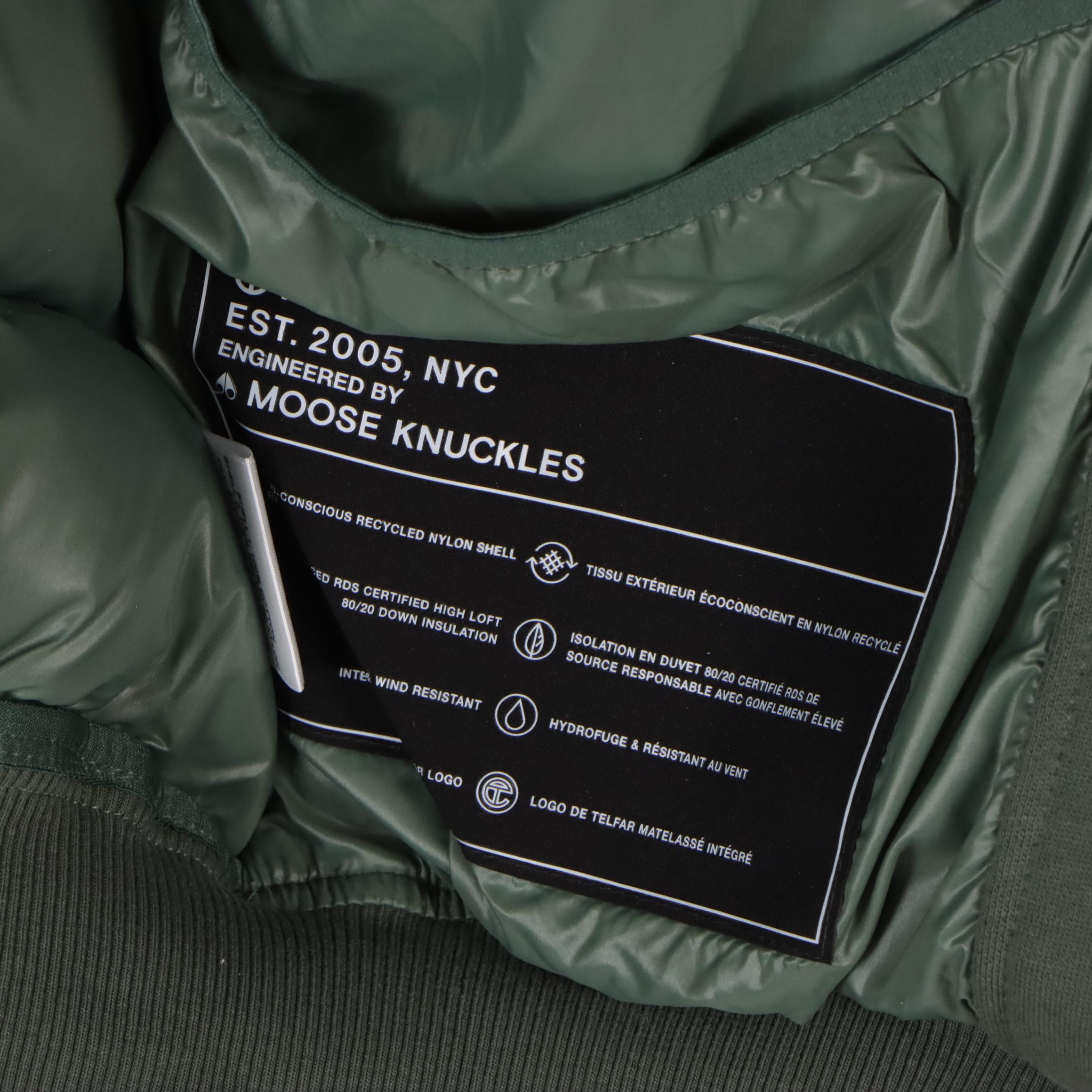 Telfar Green Down Puff Hoodie Jacket