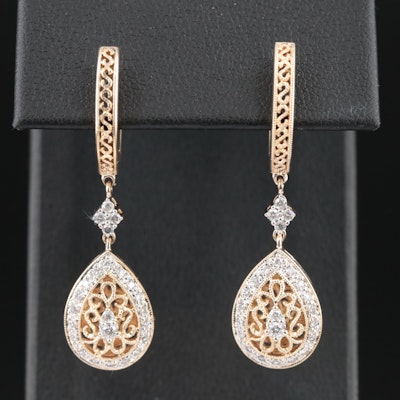 14K 0.41 CTW Diamond Earrings