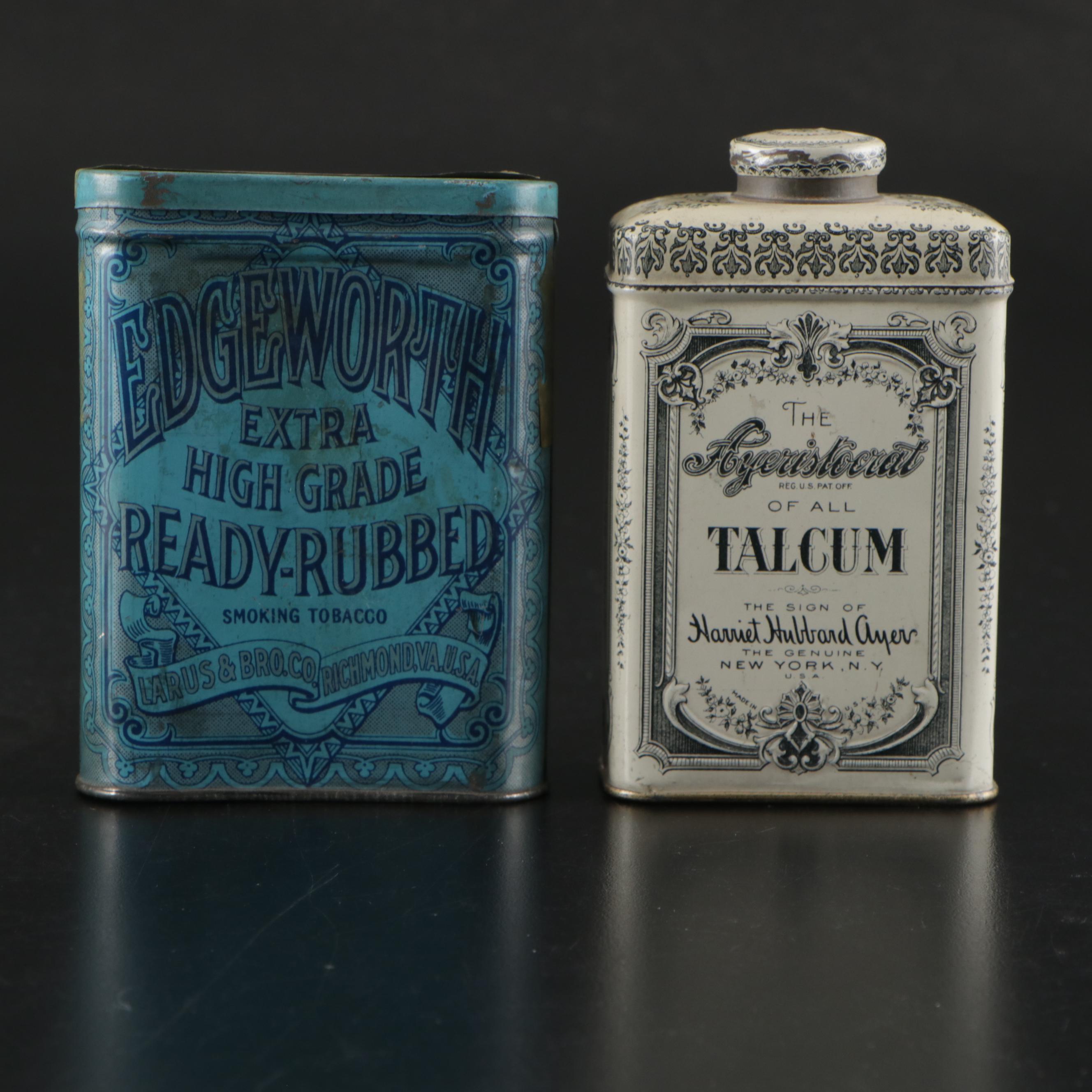 Peerless Pewter Shaker, Tobacco and Talc Boxes, Call Bell, and More