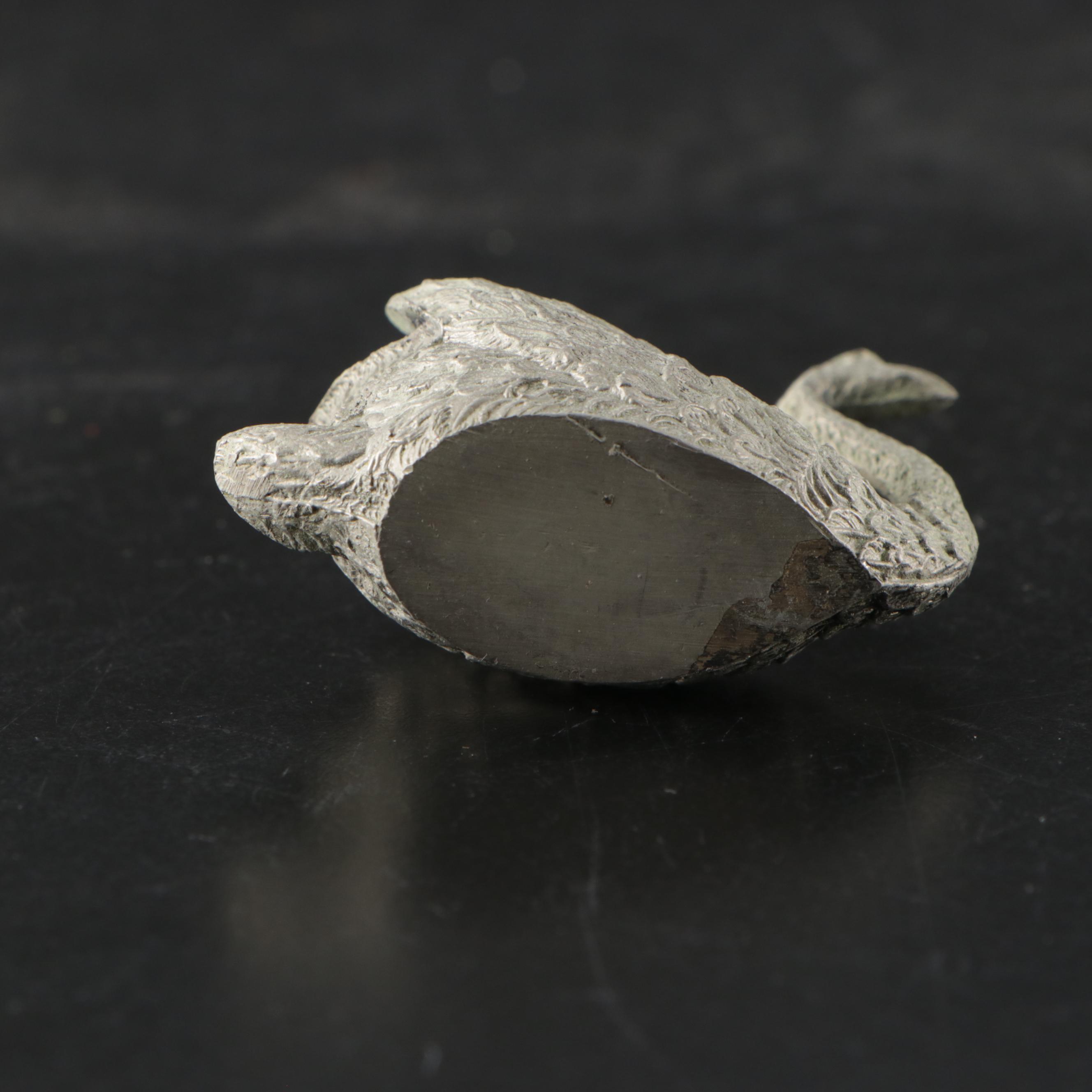 Peerless Pewter Shaker, Tobacco and Talc Boxes, Call Bell, and More